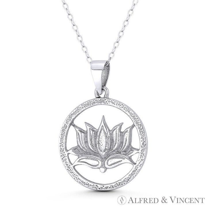 Other Lotus Flower Charm Buddhist Symbol Pendant Size ONE SIZE - 1 Preview