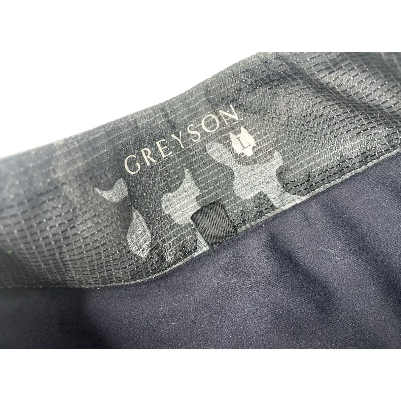 Vintage Greyson Pullover 1/4 Zip Shirt Mens Large Black Logo Performance Golf Hoodie? Size US L / EU 52-54 / 3 - 3 Thumbnail
