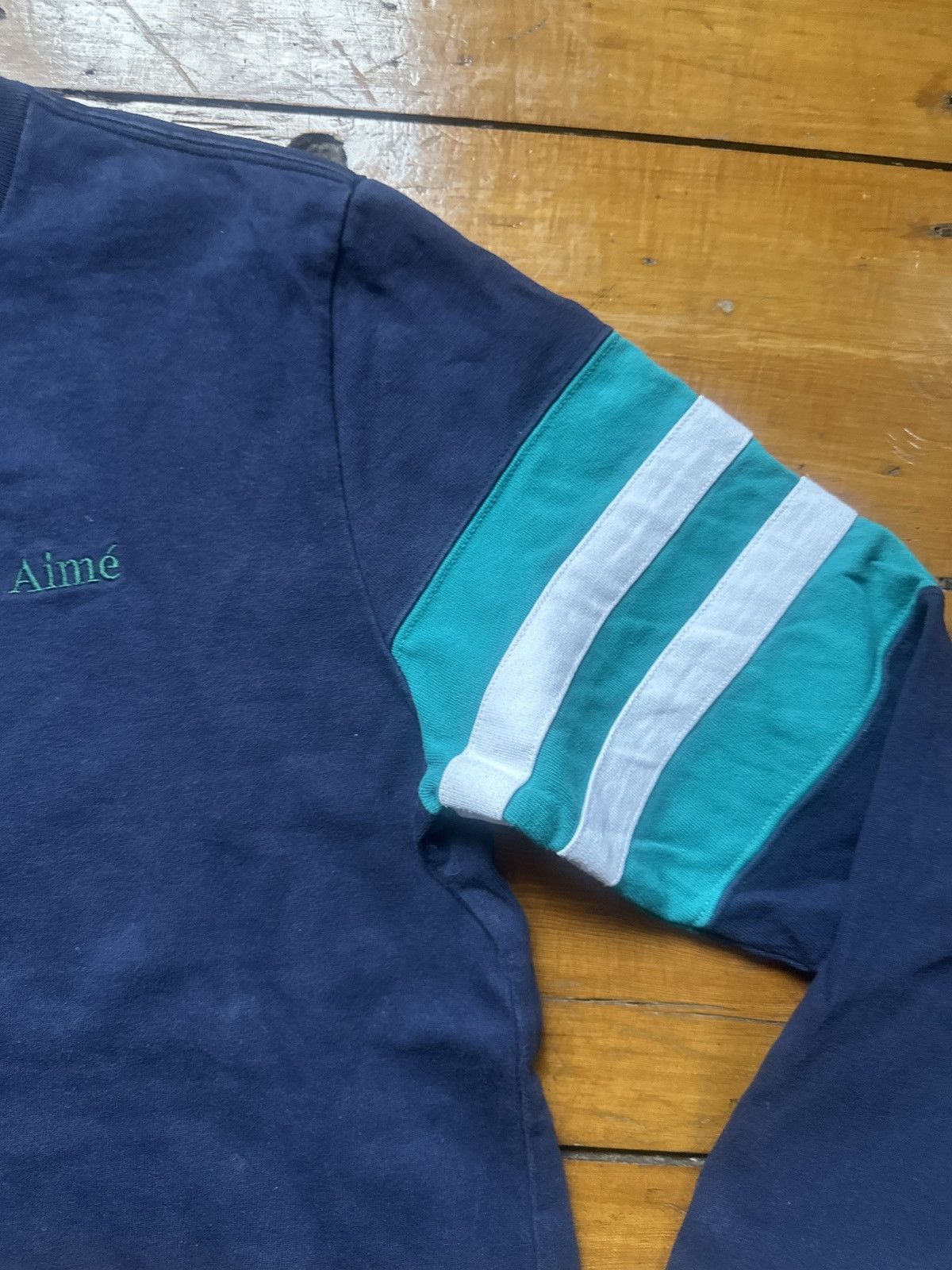 Aime Leon Dore Navy blue ALD rugby collegiate long sleeve shirt size S Size US S / EU 44-46 / 1 - 5 Thumbnail