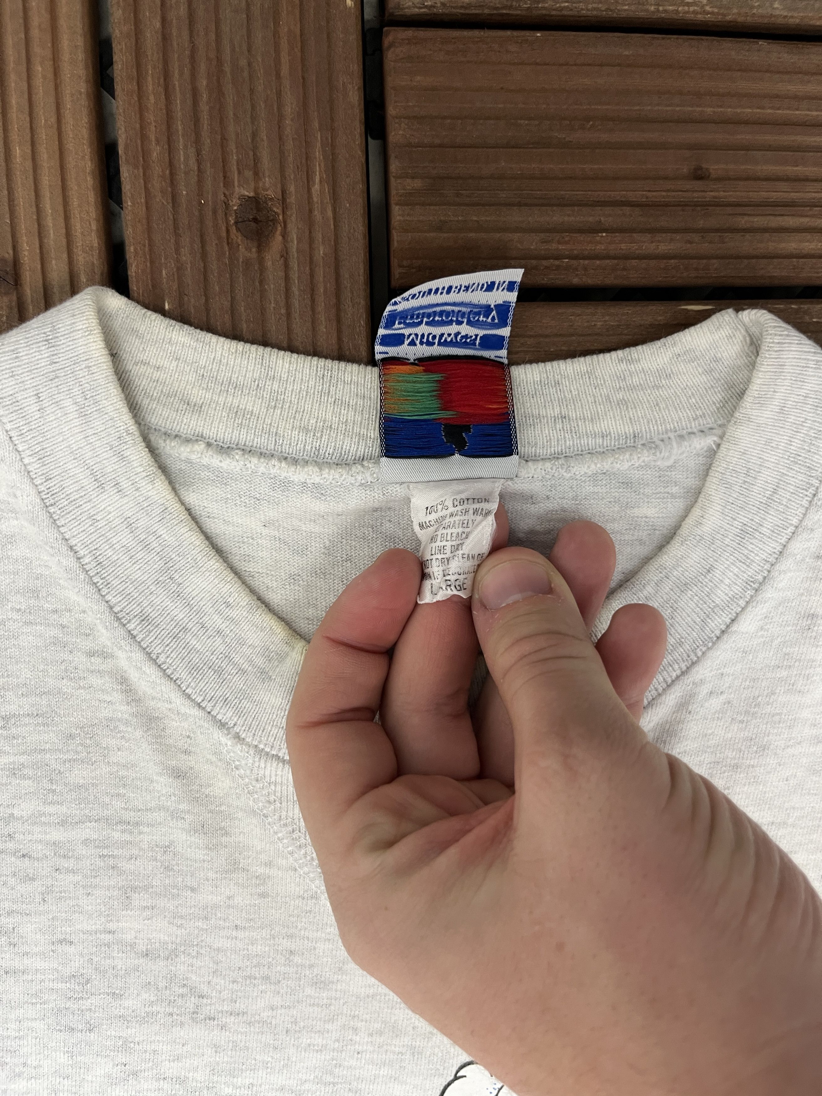 Vintage Miami Hurricanes Vintage Grey T-Shirt Tee Size US L / EU 52-54 / 3 - 6 Thumbnail