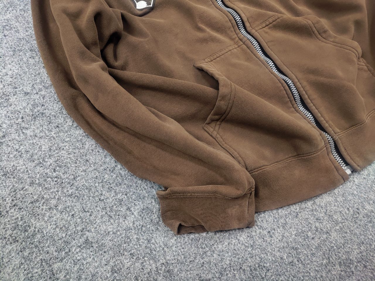 Flip Skateboards Vintage 90's Flip Skateboards Logo Faded Brown Zip Hoodie Size US M / EU 48-50 / 2 - 6 Thumbnail