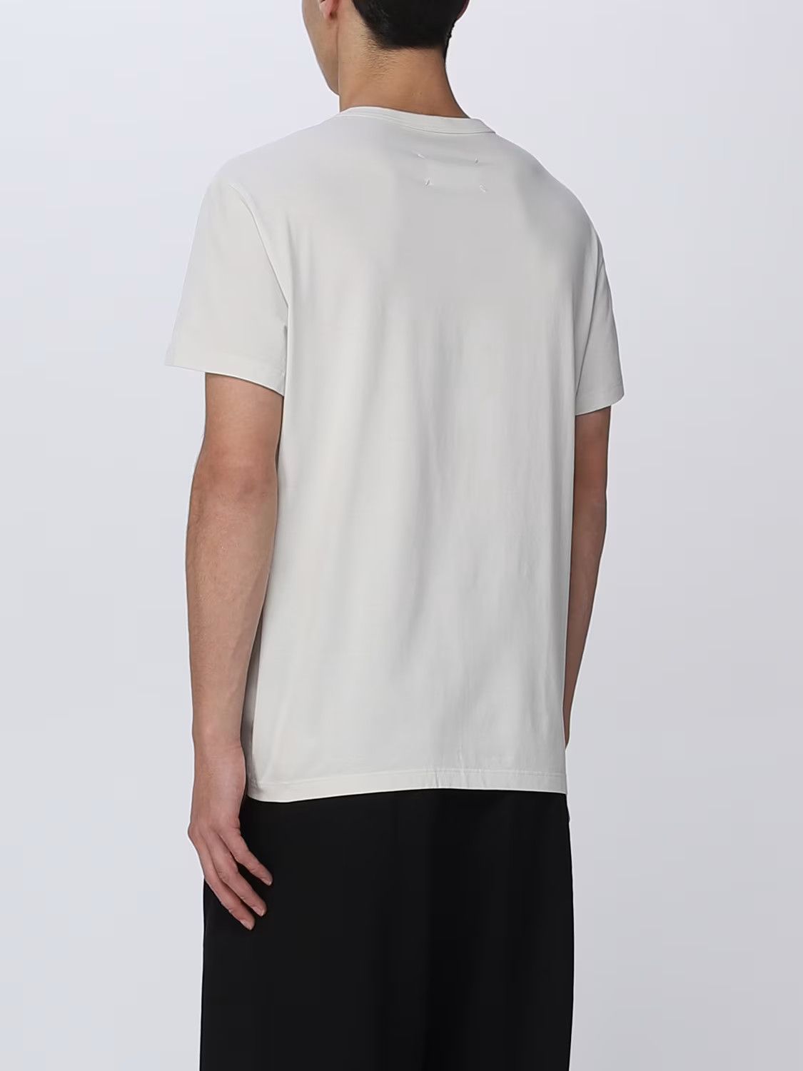 Maison Margiela o1y1224 Short Sleeves T-Shirt In Off White Size US M / EU 48-50 / 2 - 3 Thumbnail