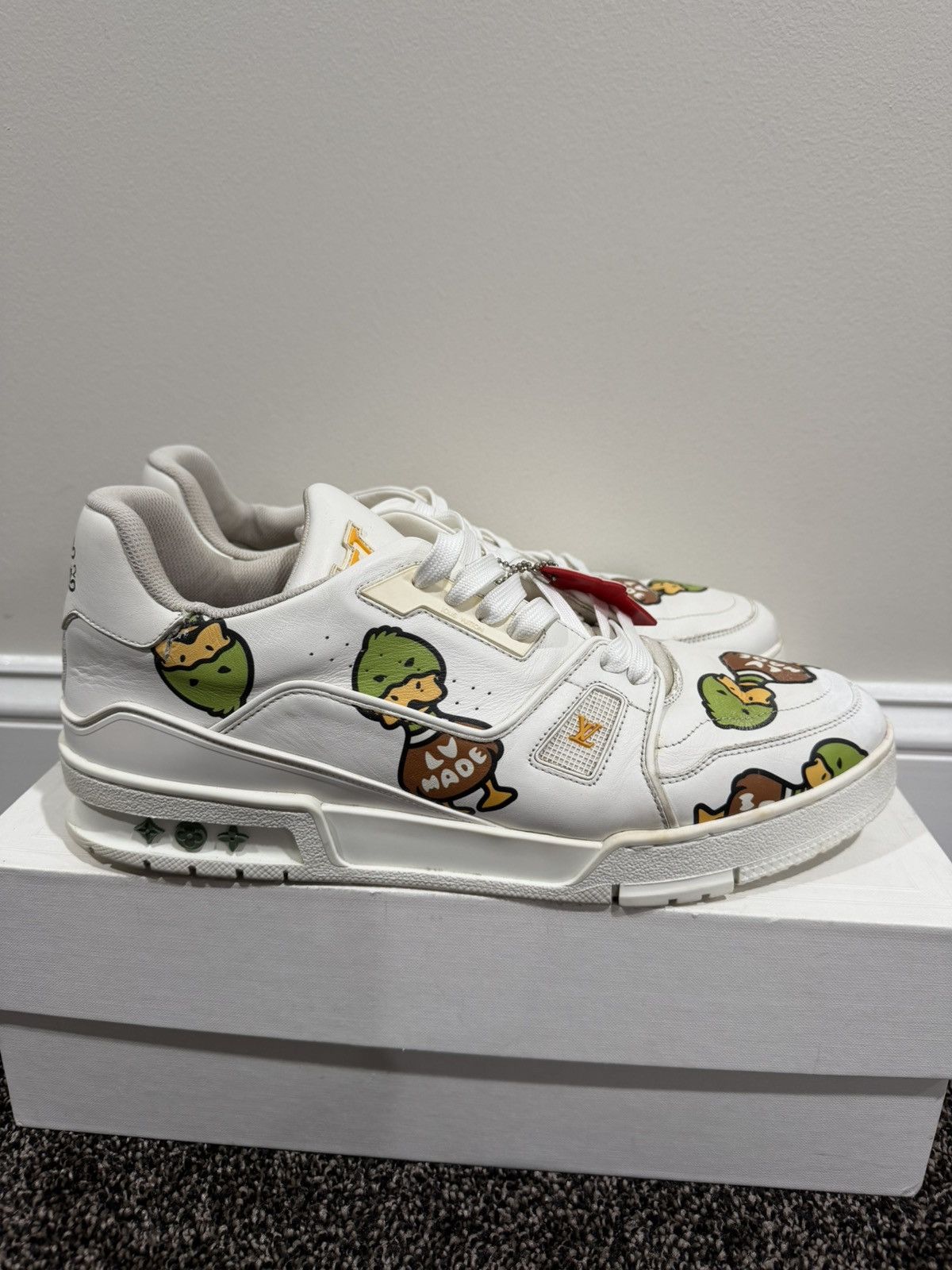 Louis Vuitton × Nigo Louis Vuitton x Nigo Human Made Duck FW21 LV Trainers Shoes Size US 10 / EU 43 - 5 Thumbnail