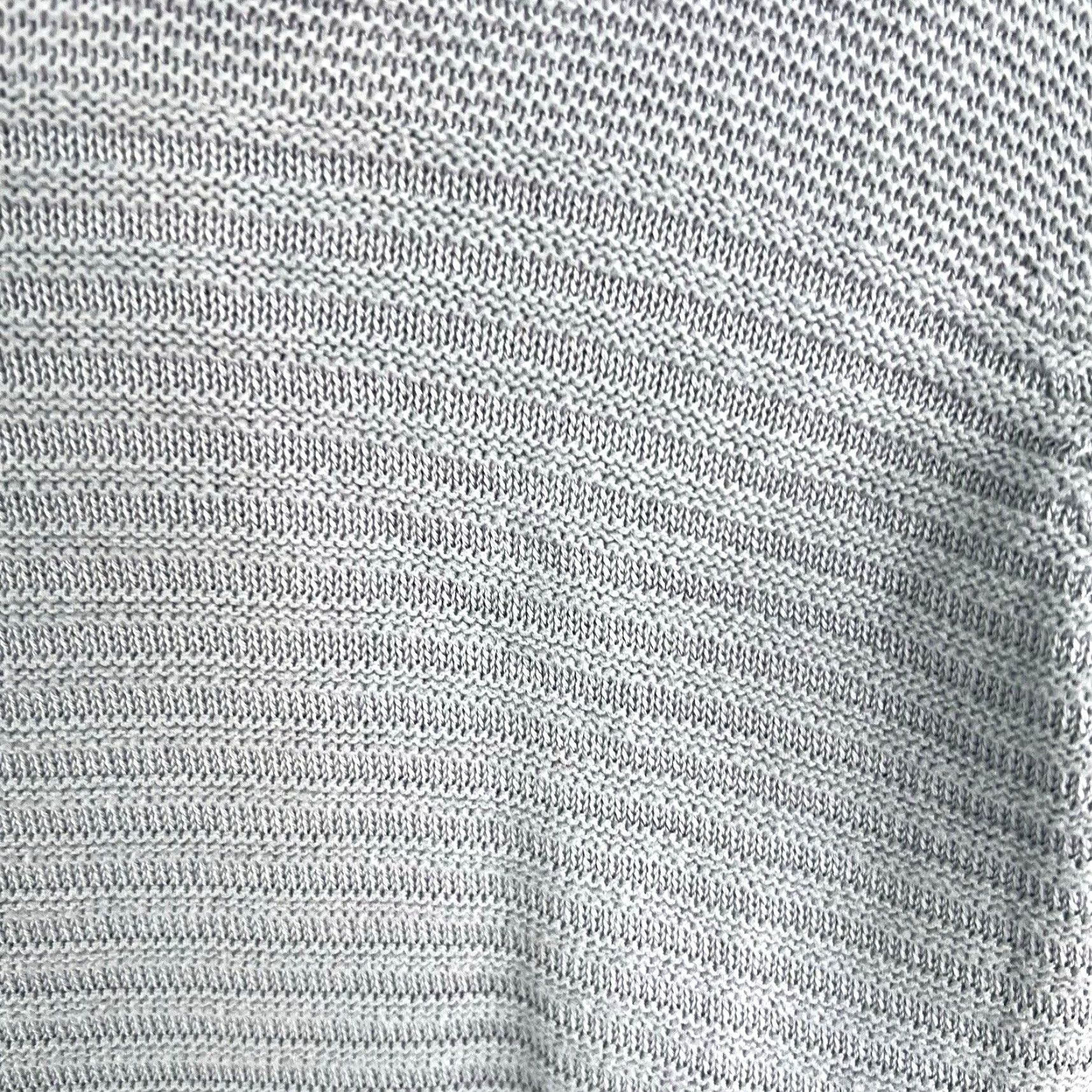 Armani Exchange Armani Exchange Ribbed Knit Sweater Shirt Mens Size L Gray Cable-Knit, Stripe, Logo, All Seasons, Designer, Fall/Winter Mens Size US L / EU 52-54 / 3 - 3 Thumbnail
