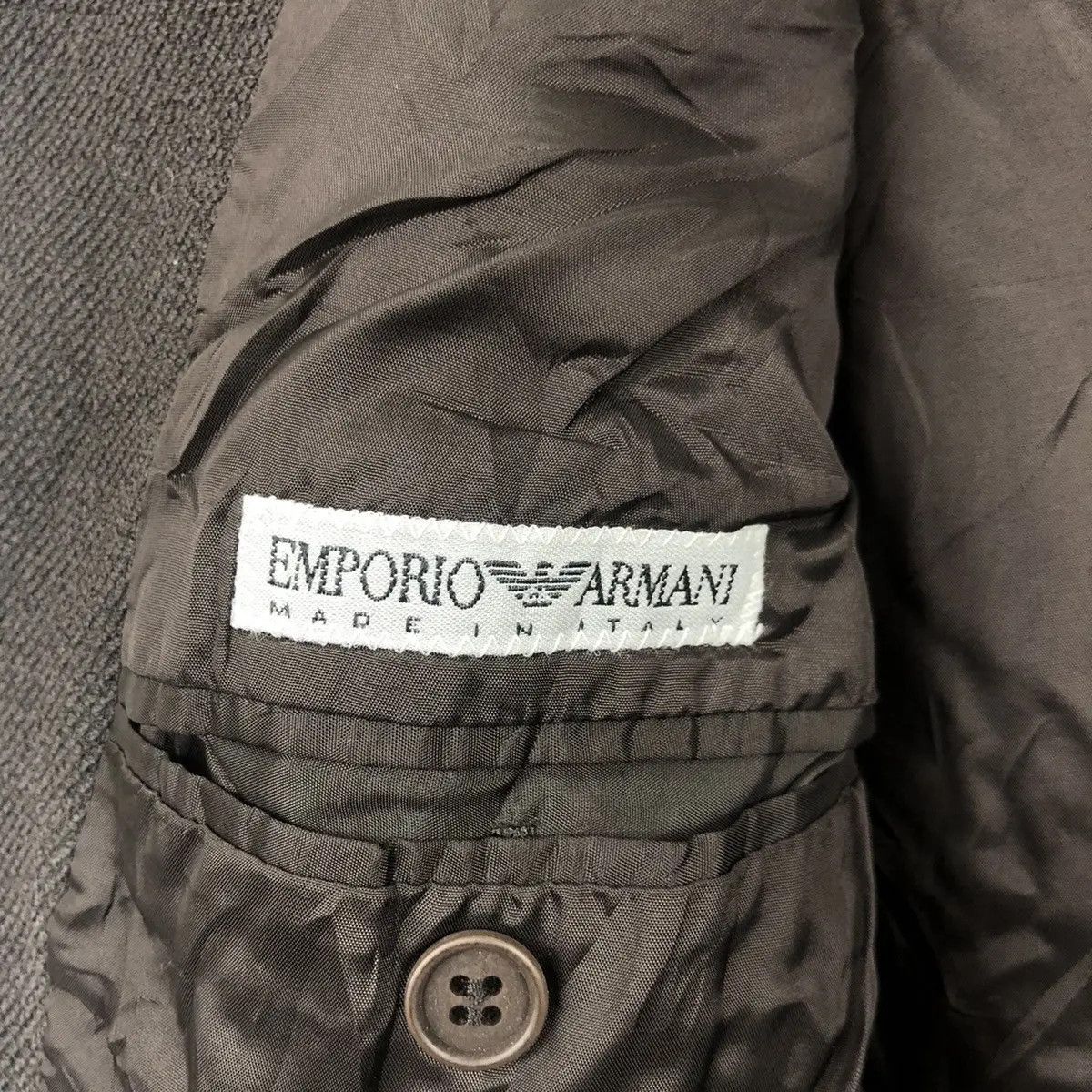 Emporio Armani Vintage EMPORO ARMANI Blazers Sport Coat Made In Italy Size 34R - 9 Thumbnail