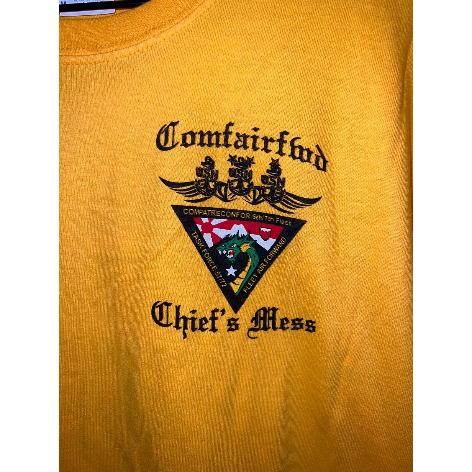 Gildan Vintage Navy Chiefs Shirt Comfair Fwd Task Force Tee M Size US M / EU 48-50 / 2 - 3 Thumbnail