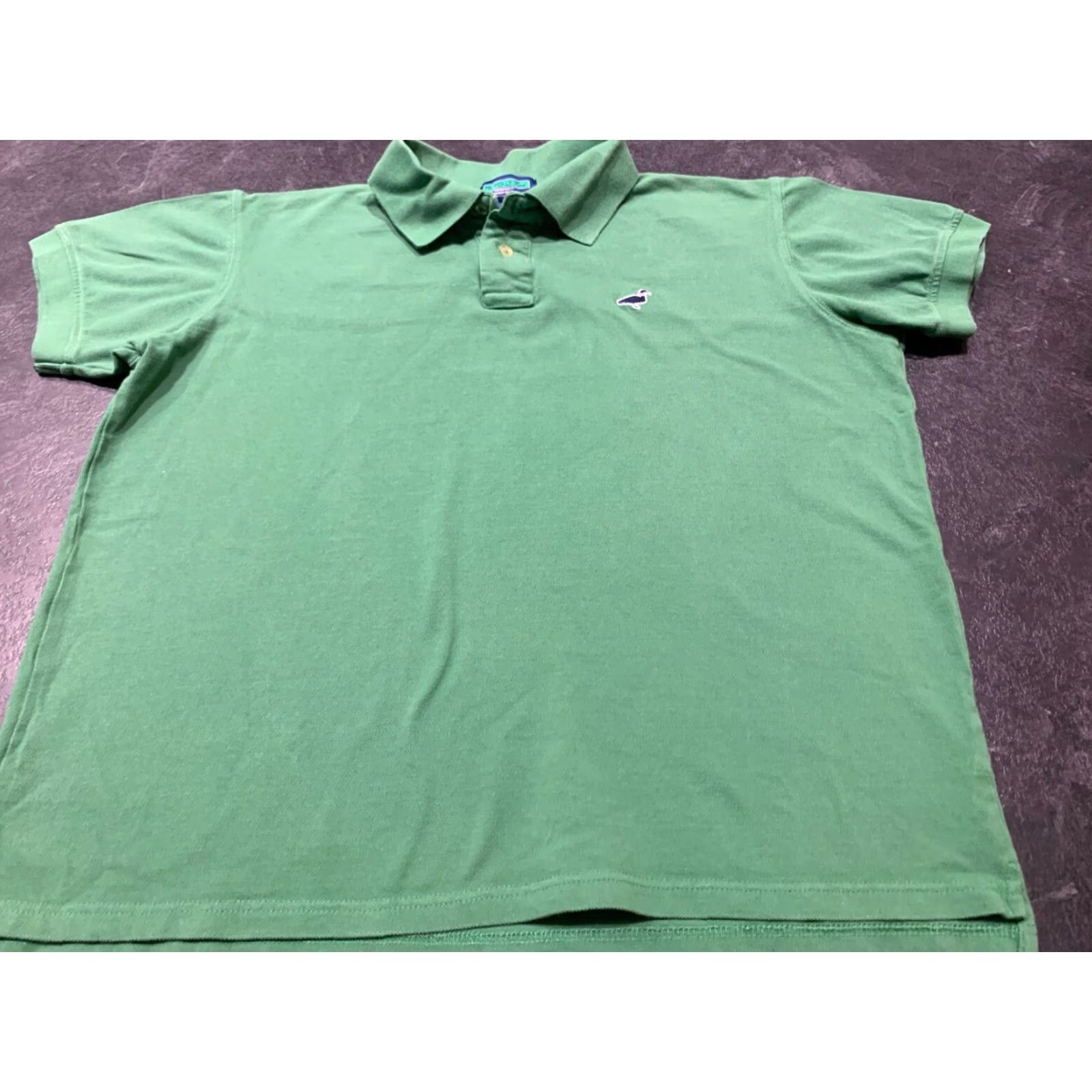 Vintage Polo Golf Green Large Mens Tie Front Polo Shirt Size US L / EU 52-54 / 3 - 2 Thumbnail