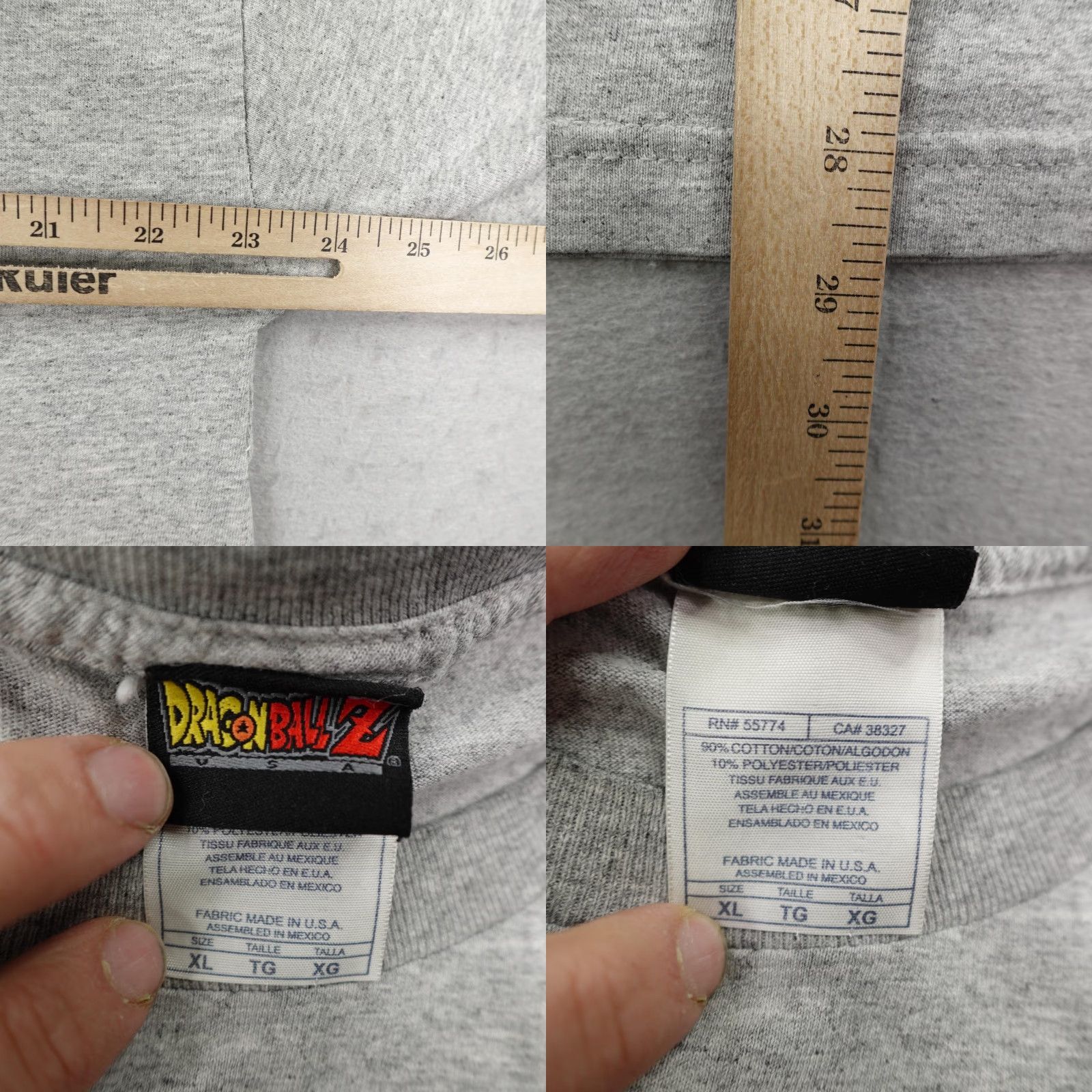 Vintage VINTAGE Dragon Ball Z Shirt Mens XL Gray Goku Super Saiyan Anime 2002 Y2K Tee Size US XL / EU 56 / 4 - 8 Thumbnail