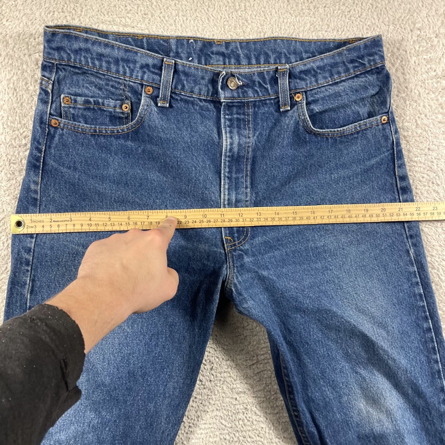 Levi's VINTAGE Levi's 505 Jeans Mens 36x30 Blue Faded 80s 90s USA Straight Leg Regular Mens Size US 36 / EU 52 - 7 Thumbnail