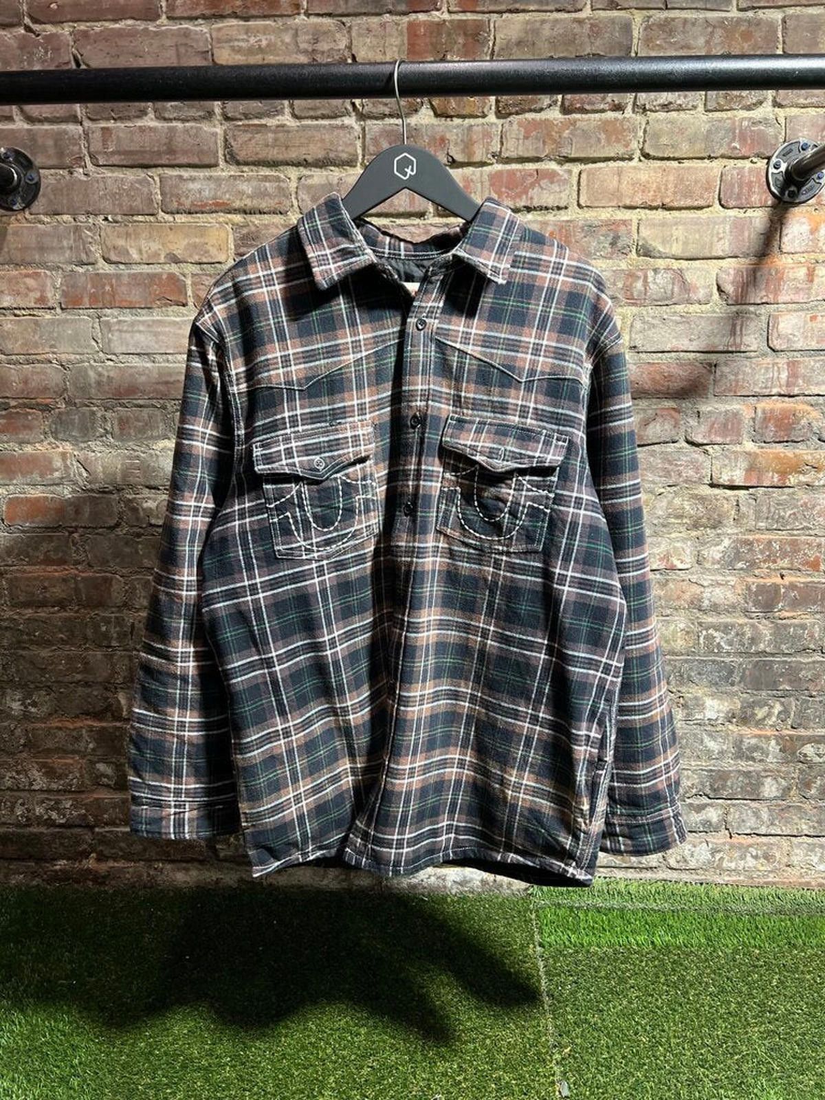Supreme Supreme X True Religion Flannel Brown/Black Sz. L Size ONE SIZE - 1 Thumbnail