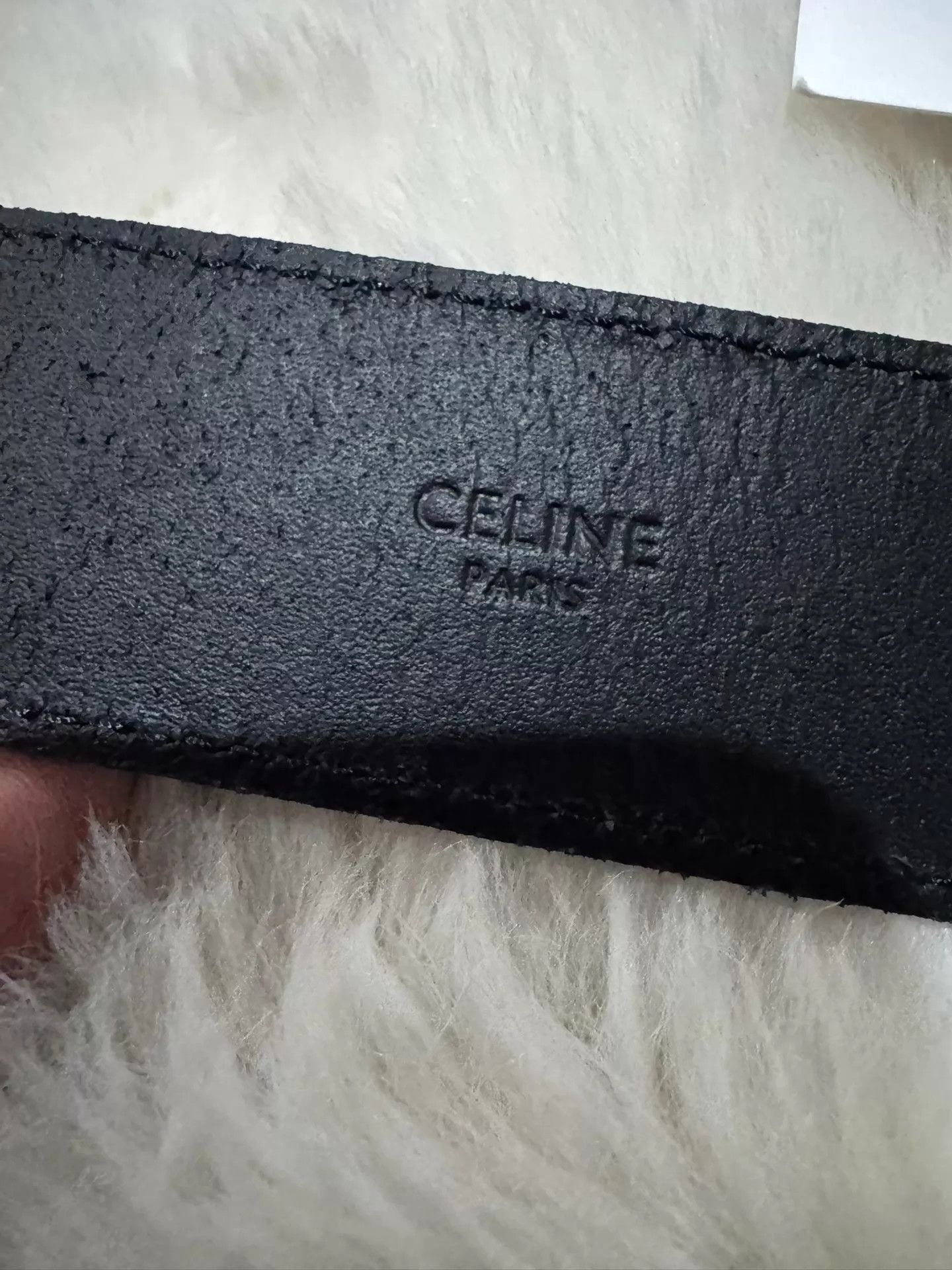 Celine Celine Triomphe Gold/Black Belt New Size ONE SIZE - 7 Thumbnail