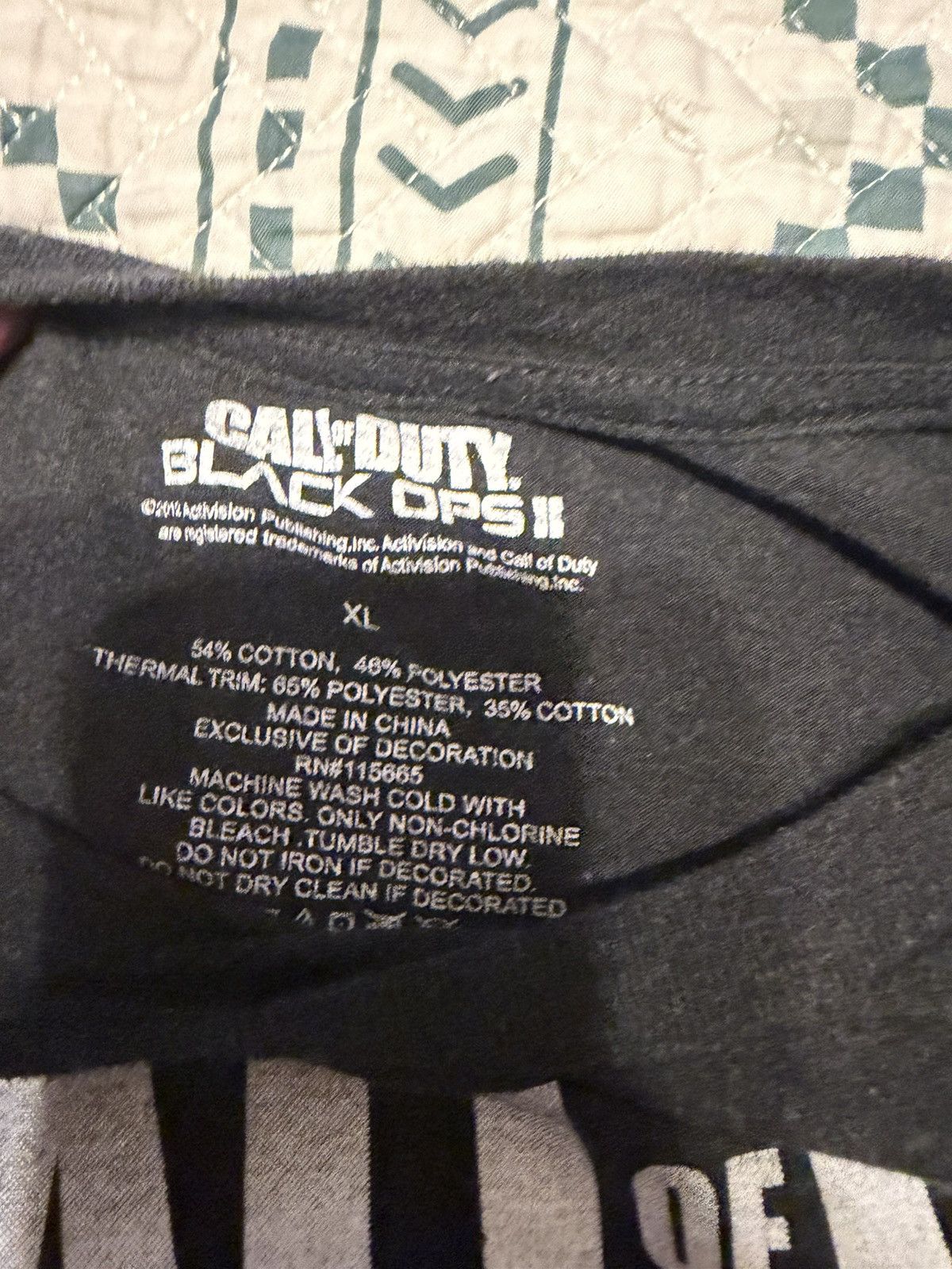 Other Cod bo2 shirt RARE great condition Size US XL / EU 56 / 4 - 2 Thumbnail