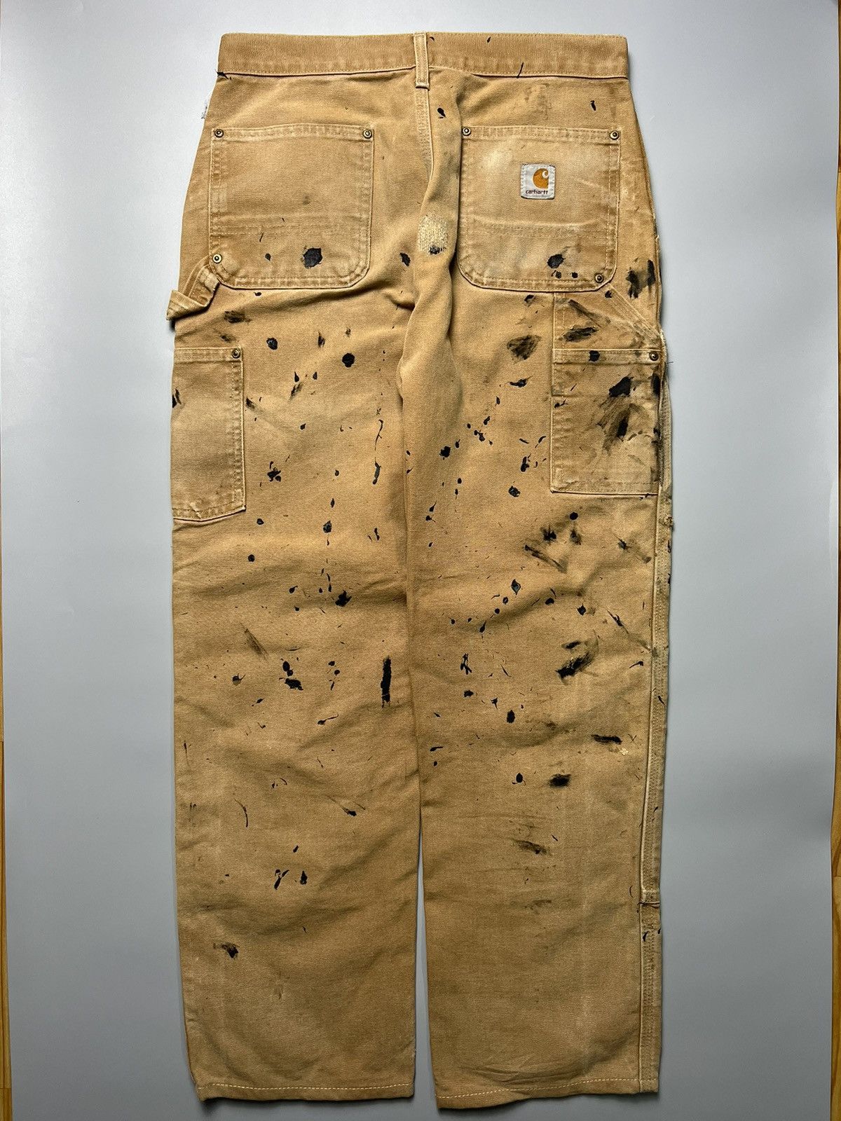 Carhartt × Vintage Vintage 1990s Carhartt DoubleKnee Paint Splatter Size US 30 / EU 46 - 5 Thumbnail