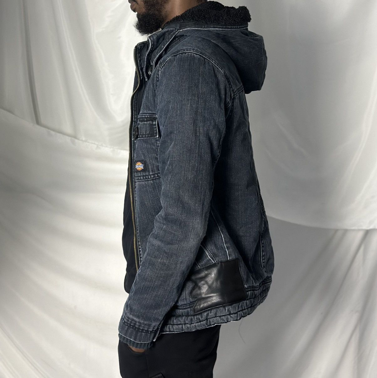 Dickies Rare Dickies Hooded Fleece Utility Denim Jacket Size US S / EU 44-46 / 1 - 4 Thumbnail