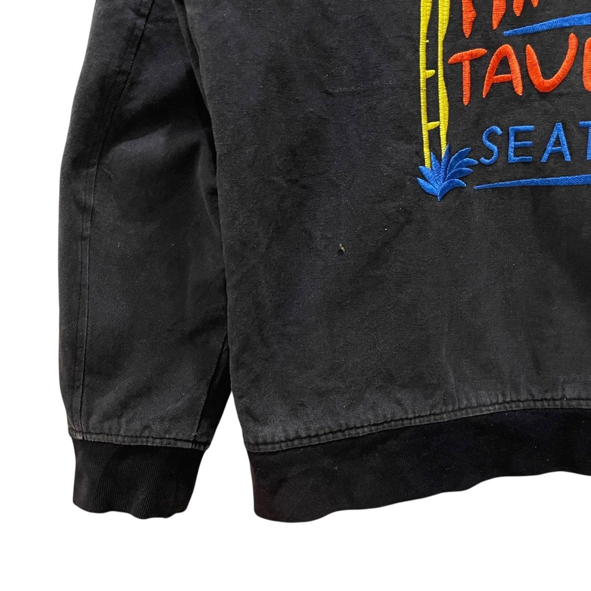 Vintage Seatle Paradise Tavern Duck Canvas Bomber Jacket Size US M / EU 48-50 / 2 - 13 Thumbnail