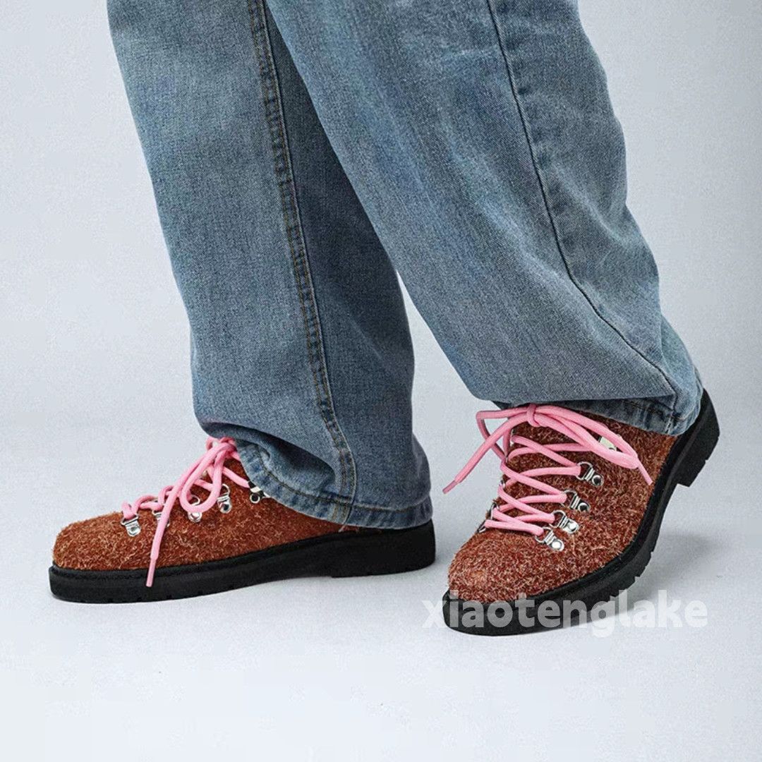 Vintage Unisex outdoor utility workwear hiking mountain boots shoes Size US 6 / EU 39 - 3 Thumbnail