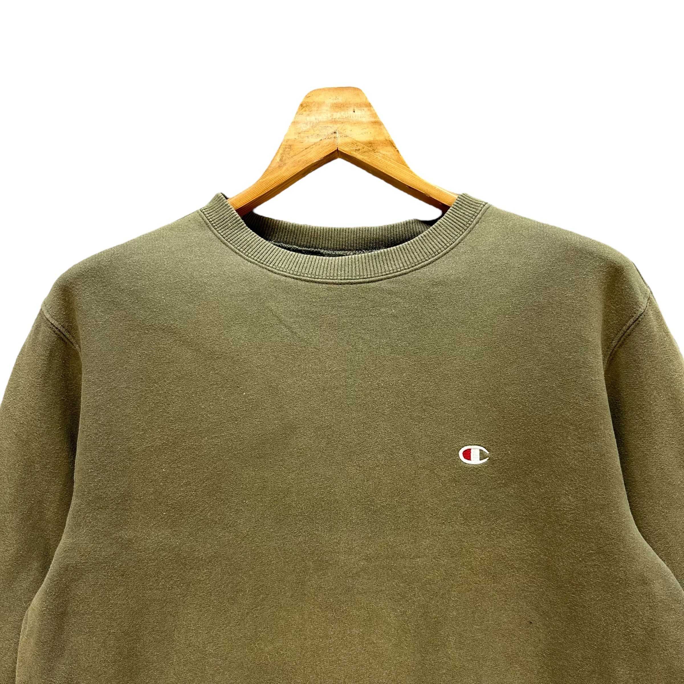 Champion Champion Olive Green Crewneck Sweatshirts #A2-0038 Size US L / EU 52-54 / 3 - 2 Thumbnail