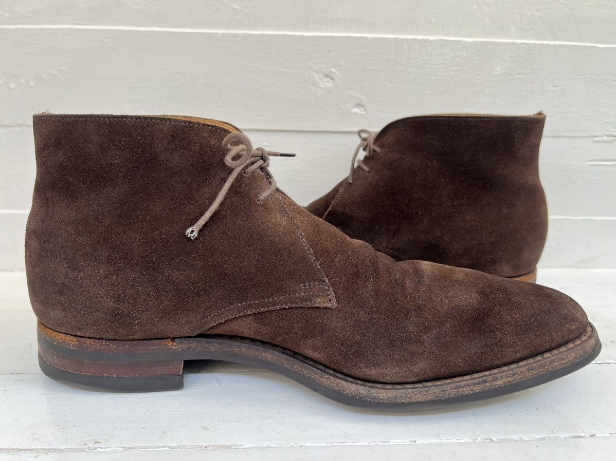 Crockett & Jones Crockett & Jones Tetbury Brown Suede Chukka Lace Up Boots Size US 8.5 / EU 41-42 - 7 Thumbnail