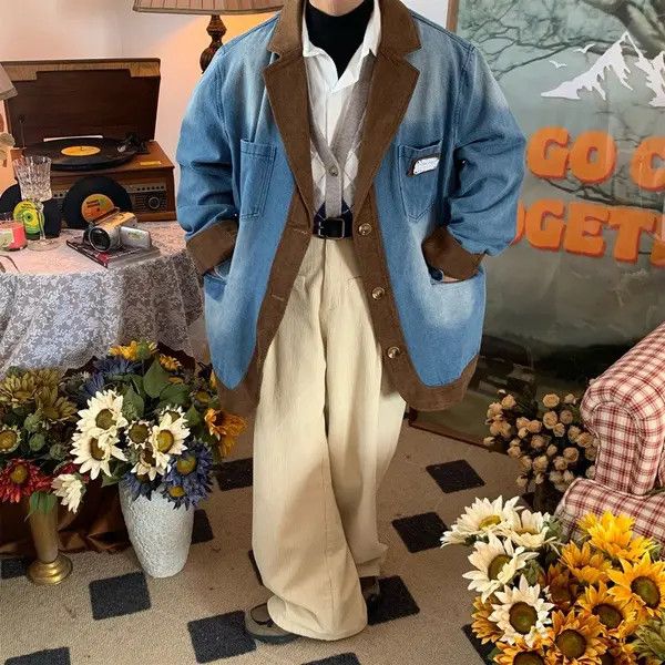Other Vintage harajuku style denim jacket Size US L / EU 52-54 / 3 - 5 Thumbnail