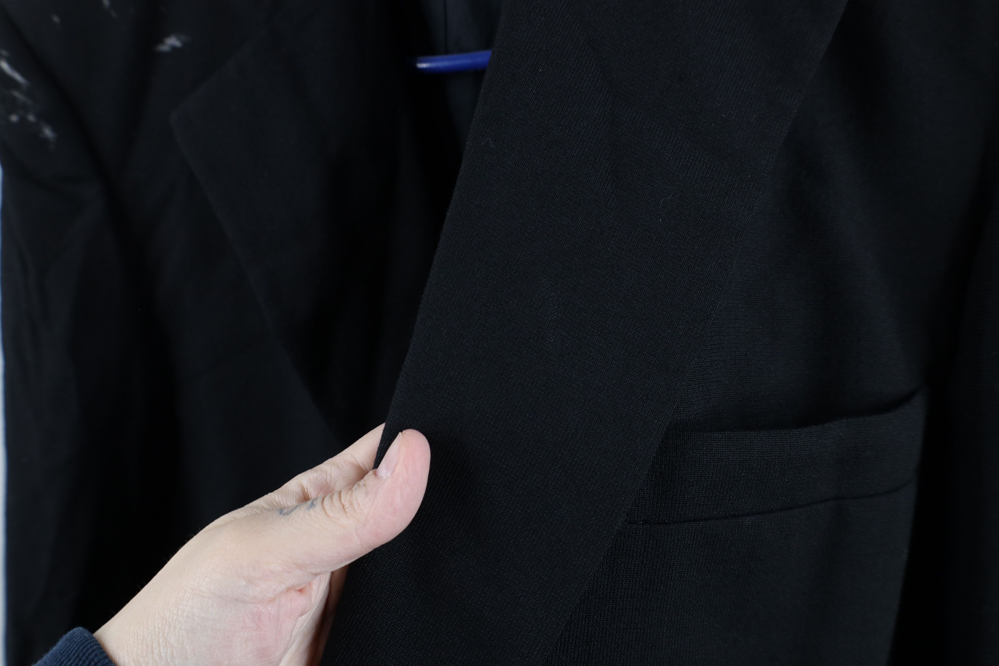 Vintage Vintage 70s Streetwear Suit Jacket Sport Coat Black USA Size US XXL / EU 58 / 5 - 9 Thumbnail