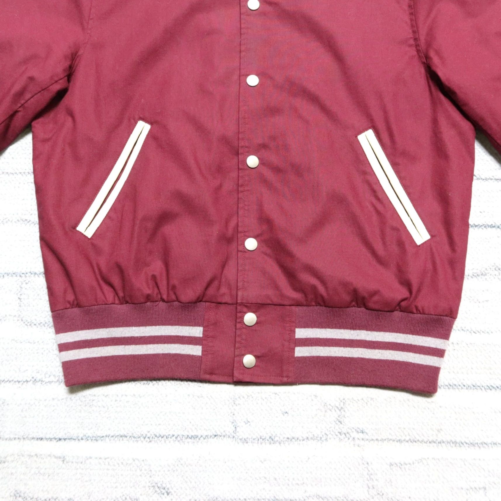 Golden Bear Golden Bear Varsity Jacket for Union Made Size M Maroon Men Adult Jacket Size US M / EU 48-50 / 2 - 5 Thumbnail