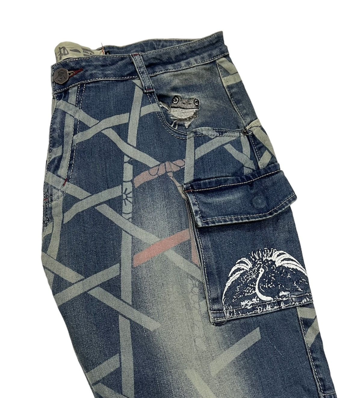 Vintage Sanmaruichi Jeans Embroidered 1st Version Size US 38 / EU 54 - 5 Thumbnail