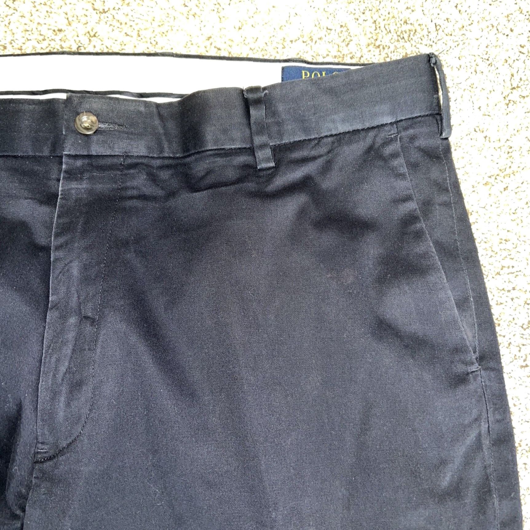 Polo Ralph Lauren VINTAGE Polo Ralph Lauren Men's Chino Pants Regular Fit Size 36 Navy Blue Stretch Size US M / EU 48-50 / 2 - 2 Thumbnail