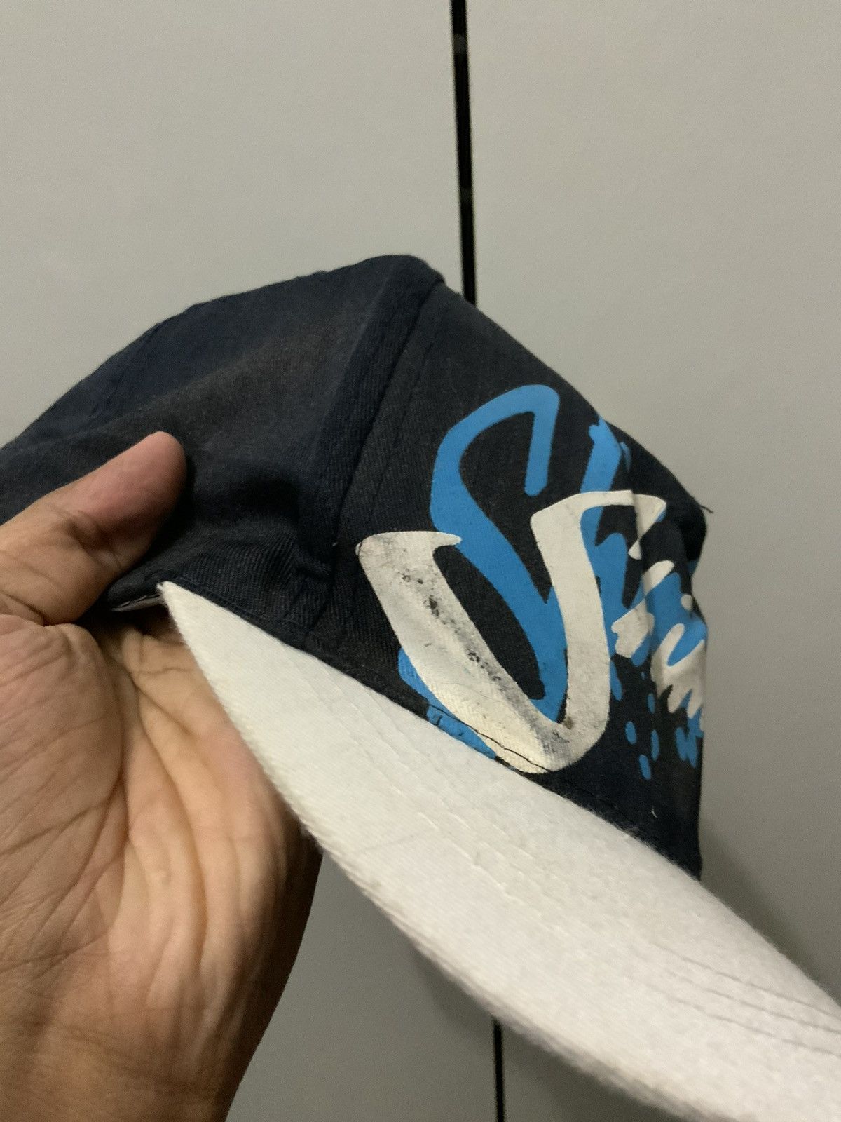 Japanese Brand Shimano Fishing Indigo Japan Hat Size ONE SIZE - 12 Thumbnail