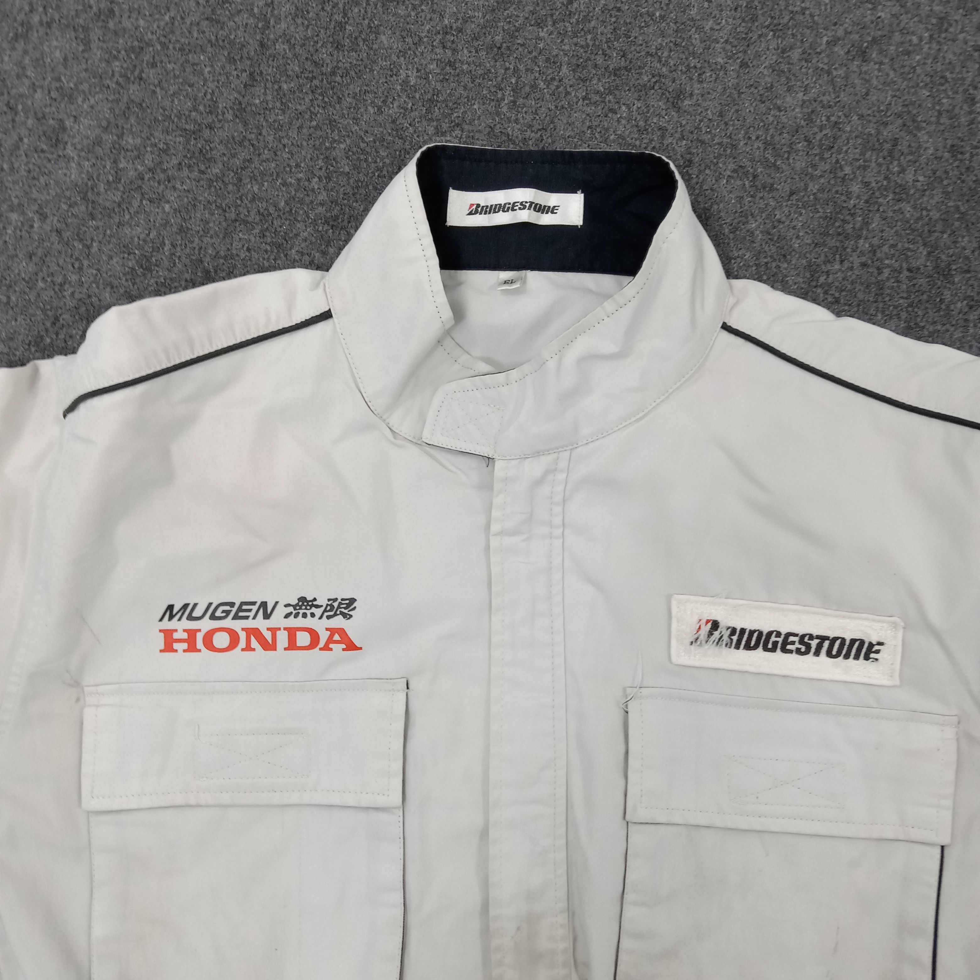 Japanese Brand × Vintage Bridgestone Mugen Honda Japan Racing Team Custom Art Jacket Size US L / EU 52-54 / 3 - 5 Thumbnail
