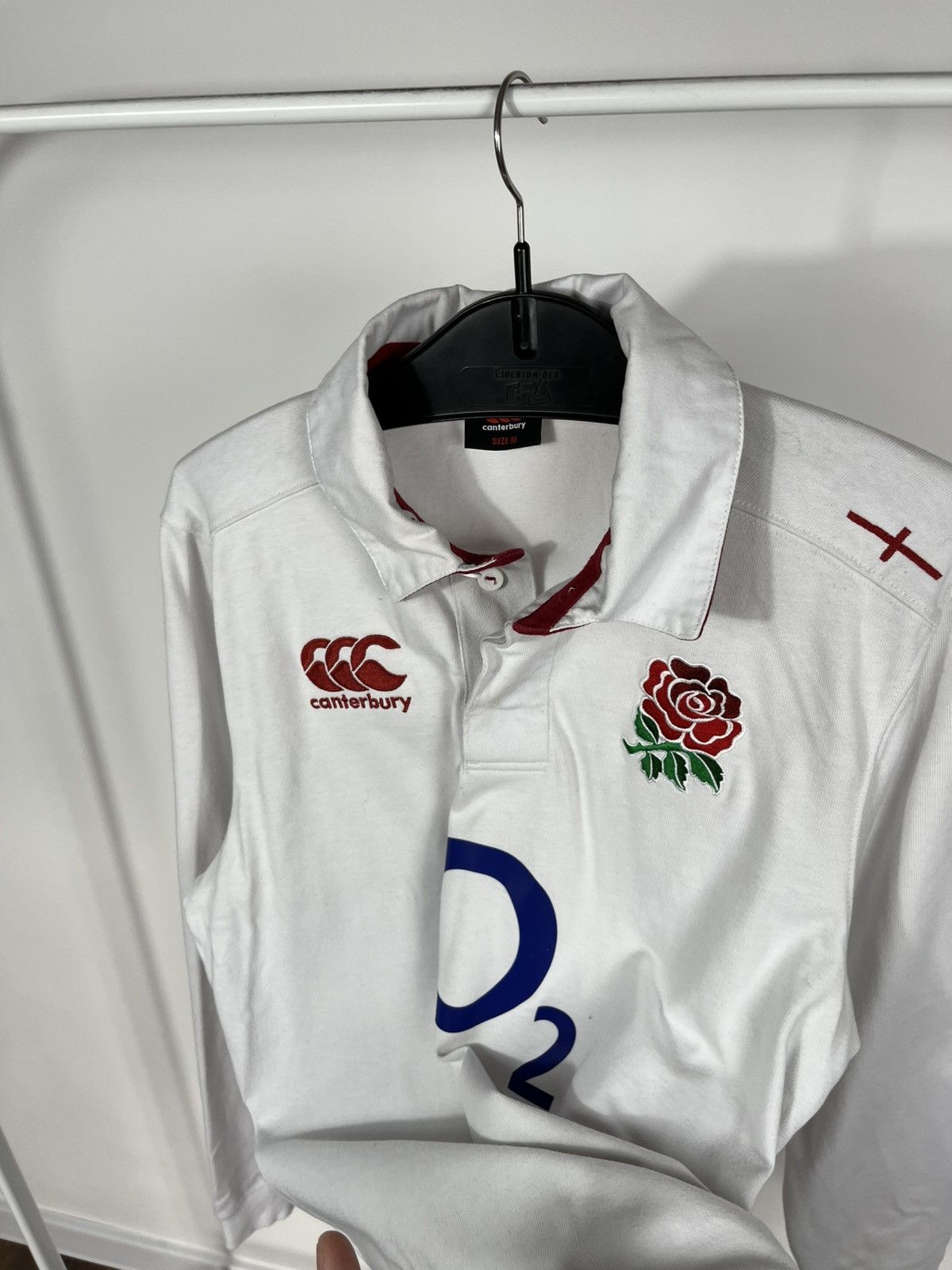 Canterbury of New Zealand England Rugby Canterbury O2 Long Sleeve Rugby Jersey Size M Size US M / EU 48-50 / 2 - 8 Thumbnail