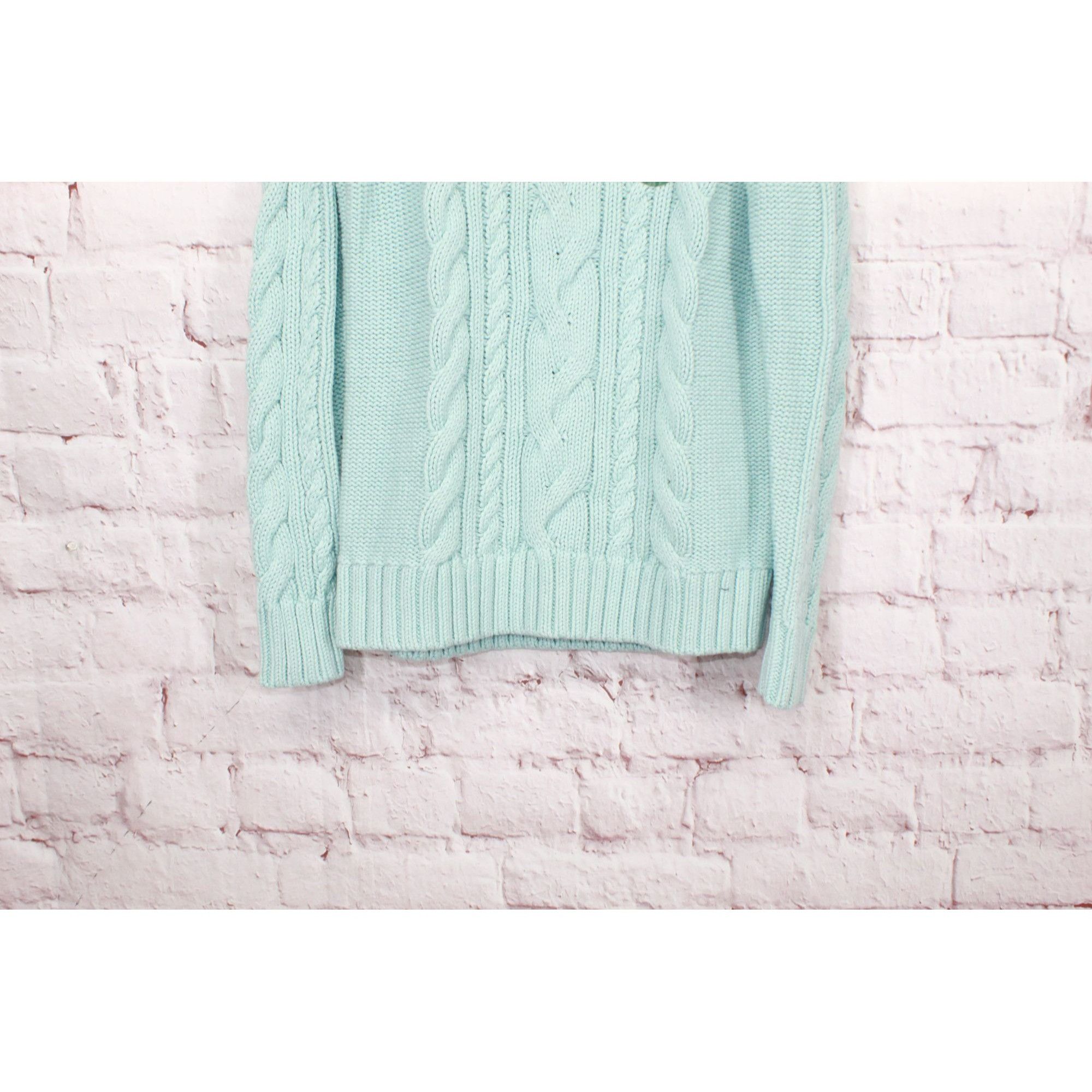 L.L. Bean LL Bean Women's Double L Cable Sweater Crewneck Size S / US 4 / IT 40 - 3 Thumbnail