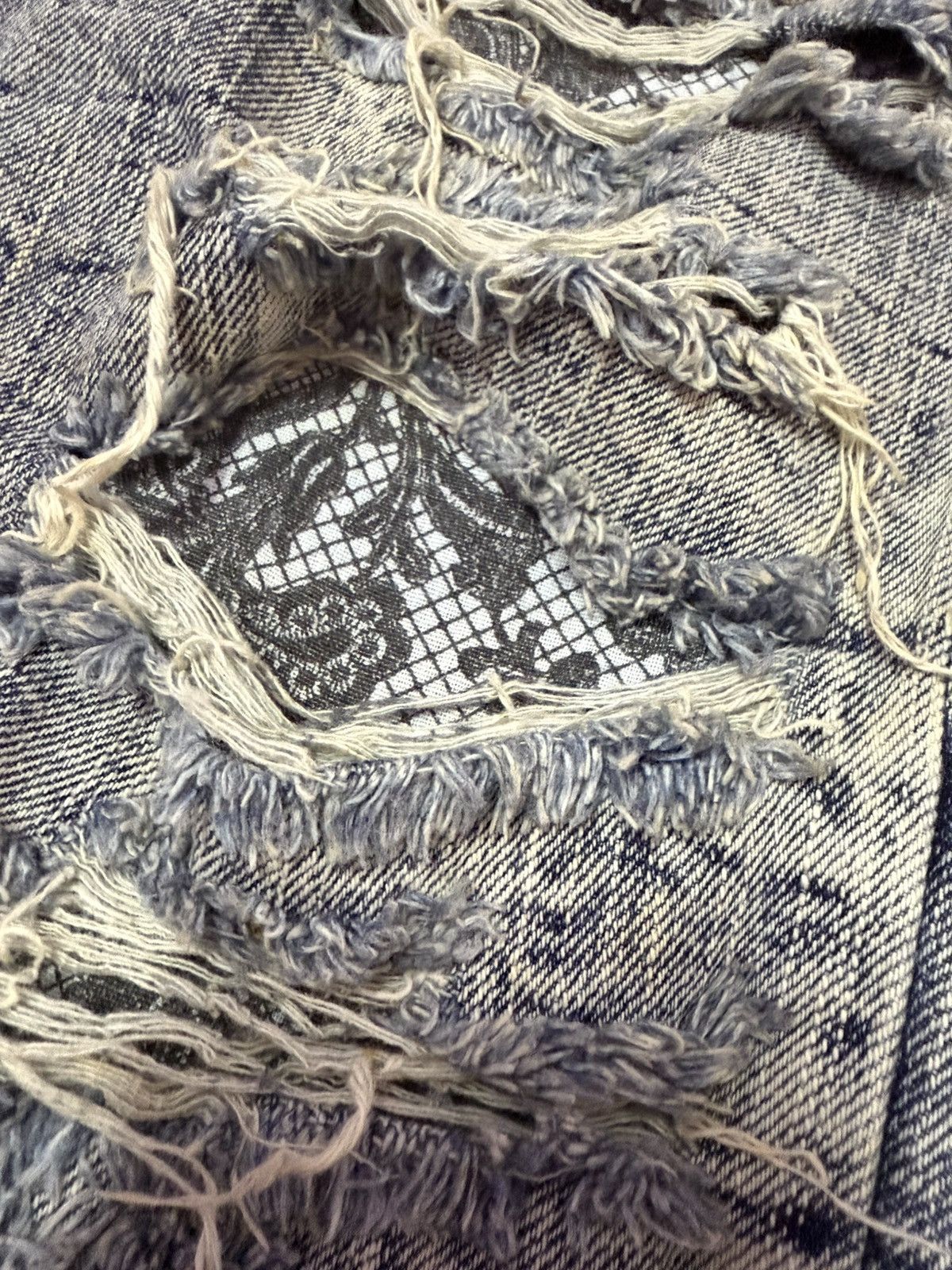Hysteric Glamour × Japanese Brand The Vintage Standard Acid Wash Destroy Jeans Size US 29 - 7 Thumbnail