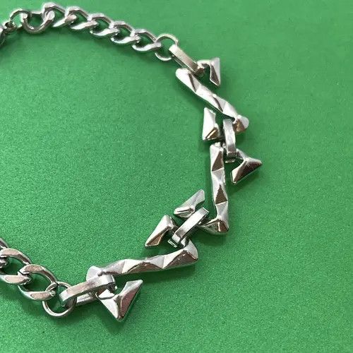 Designer × Jewelry Titanium Steel Link Chain Bracelet for Men Women Size ONE SIZE - 2 Thumbnail