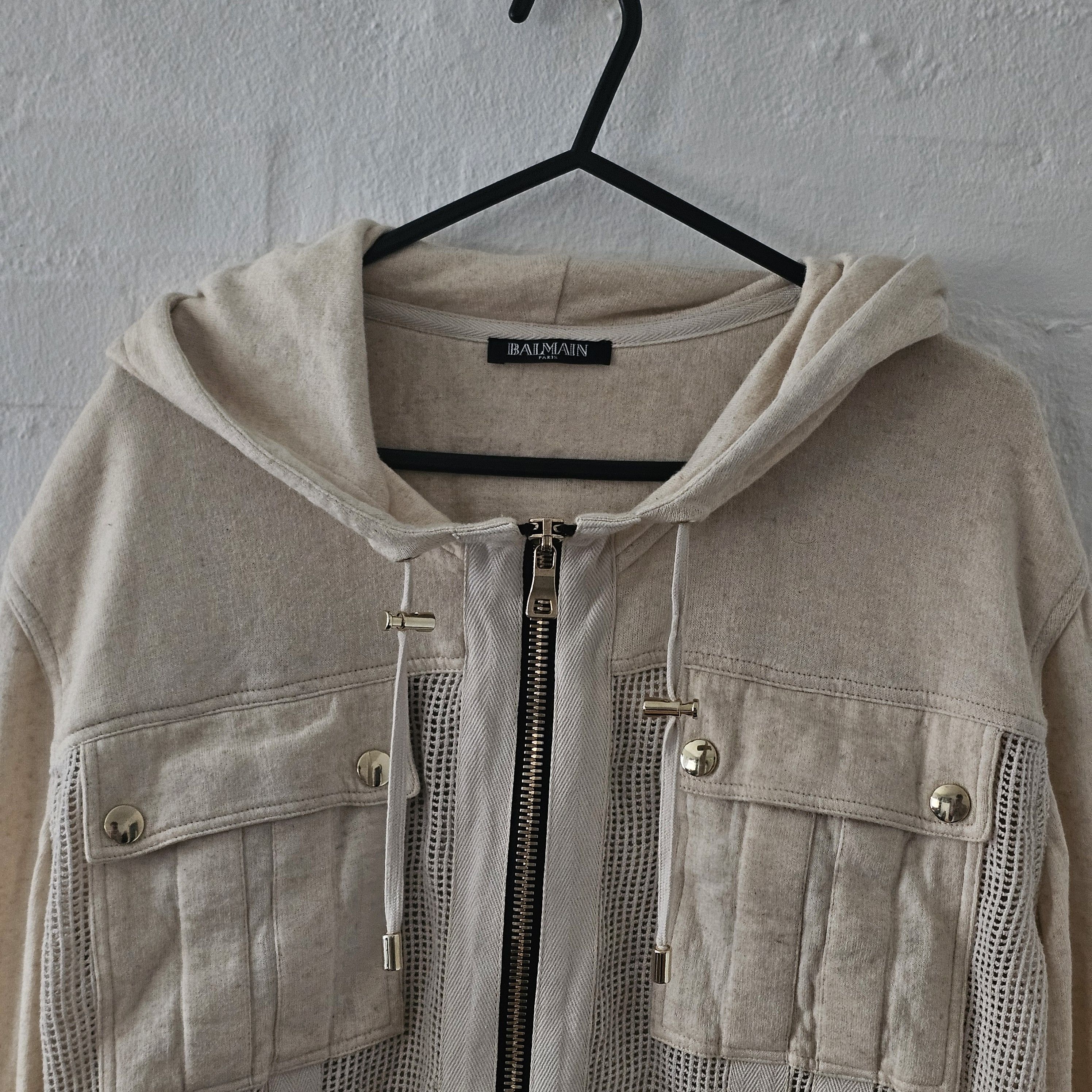 Balmain Balmain ss16 rare zip hoodie Size US L / EU 52-54 / 3 - 2 Thumbnail