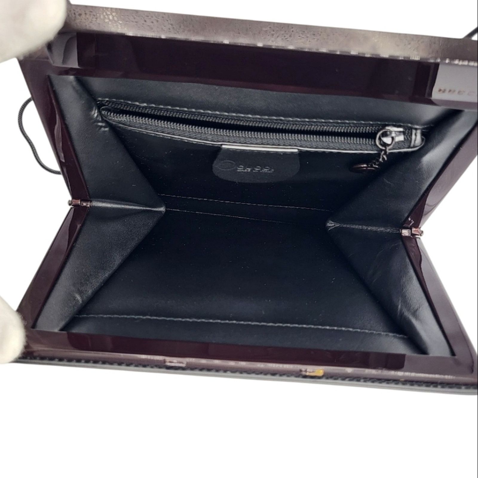 Gucci Gucci Rare Vintage Structured Leather Clutch Shoulder Bag Size ONE SIZE - 9 Thumbnail