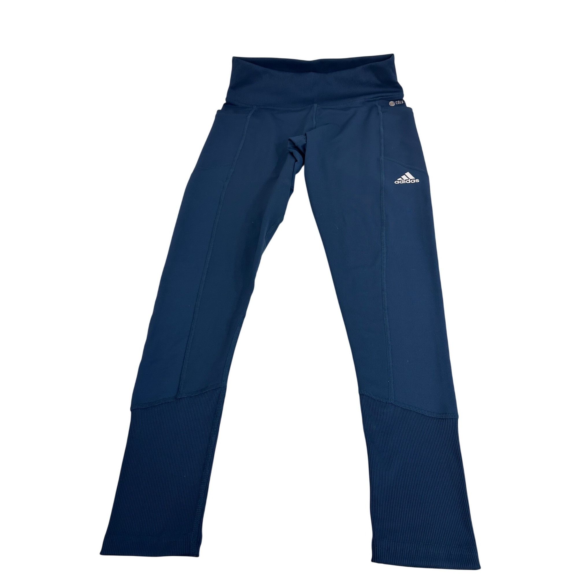 Adidas Adidas Women’s COLD.RDY Golf Leggings Navy Blue M Logo Pocke Size 29" - 8 Thumbnail
