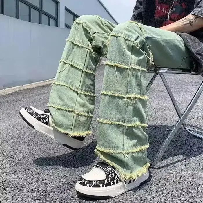 Japanese Brand Y2K Streetwear Stacked Jeans Baggy Pants Size US 32 / EU 48 - 5 Thumbnail