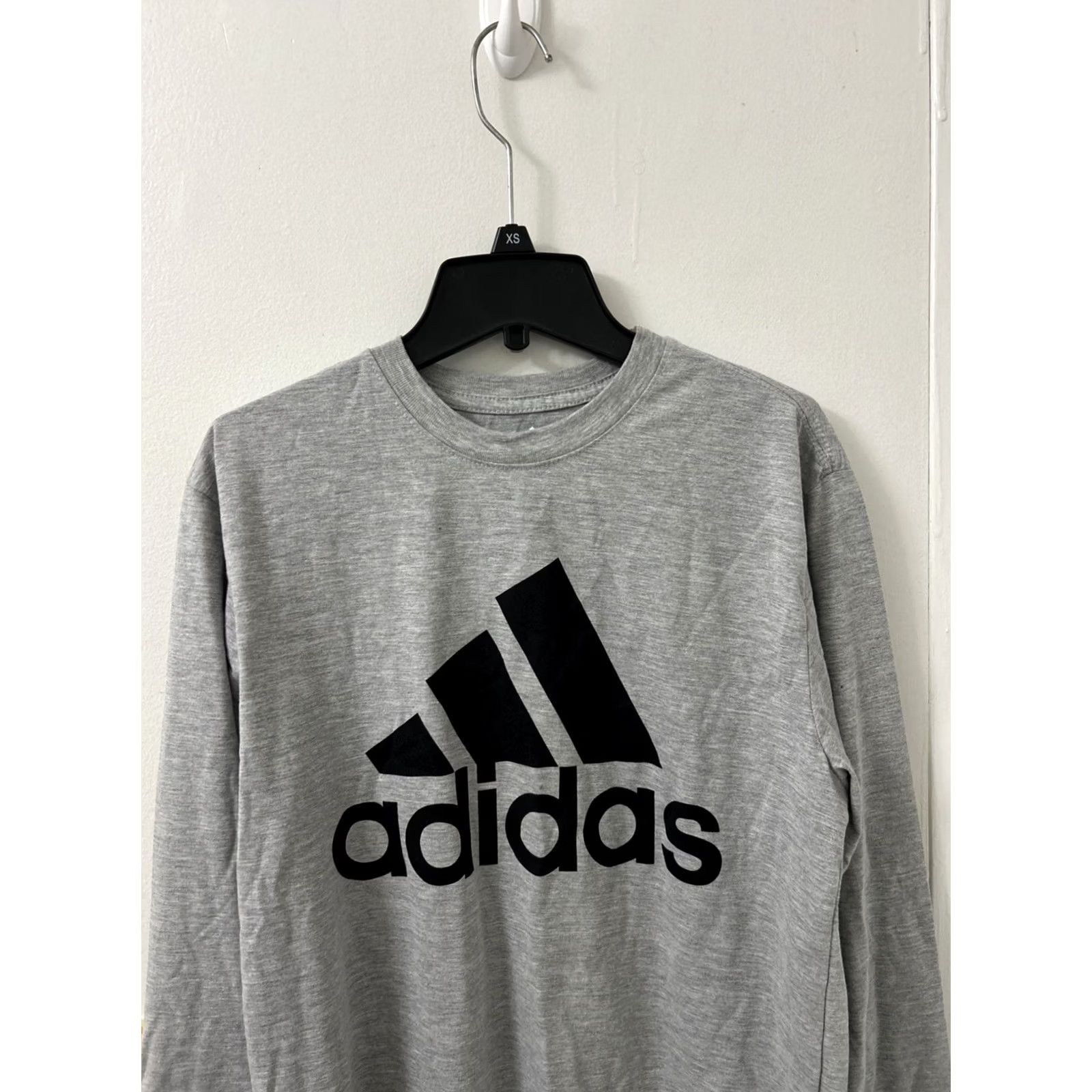 Adidas Adidas Originals Golf Shirt Mens Sz S Gray Big Logo Trefoil Long Sleeve Shirt Boys? Wait Size US S / EU 44-46 / 1 - 2 Thumbnail