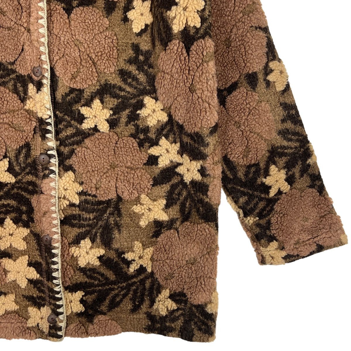 Japanese Brand 🔥 RYU FLOWER FLEECE JACKET Size US M / EU 48-50 / 2 - 5 Thumbnail