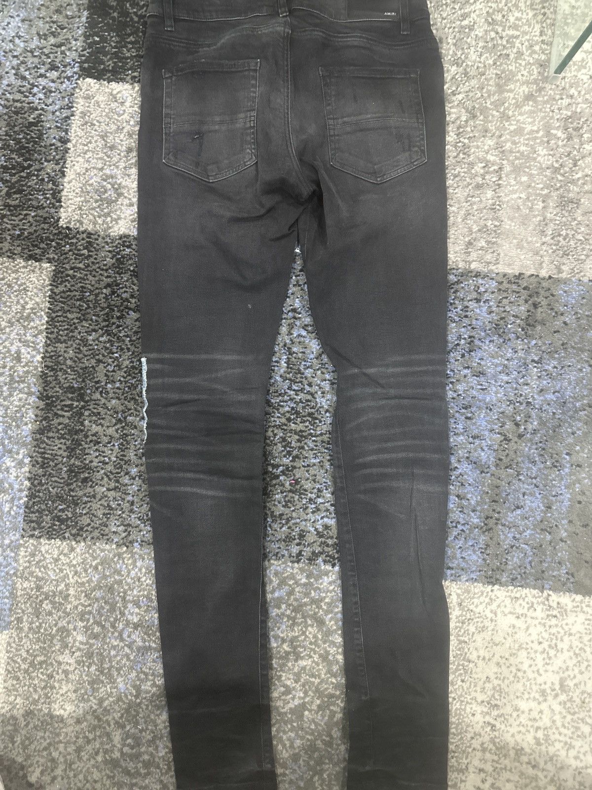 Amiri Patch Work Black Amiri’s Size US 31 - 4 Thumbnail