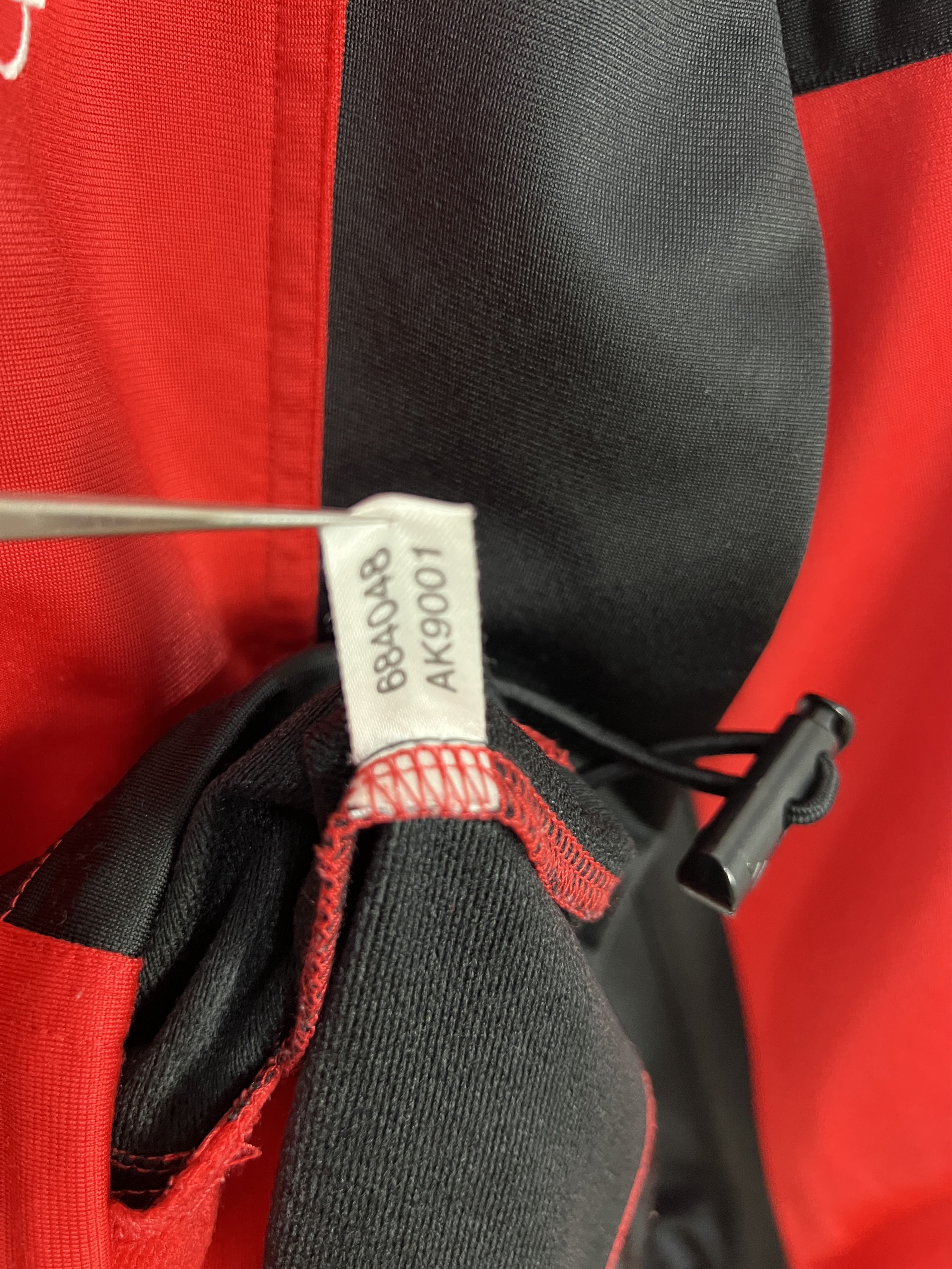 Adidas Vintage 90's Adidas AC Milan Football Red Jacket Soccer Size US M / EU 48-50 / 2 - 13 Thumbnail