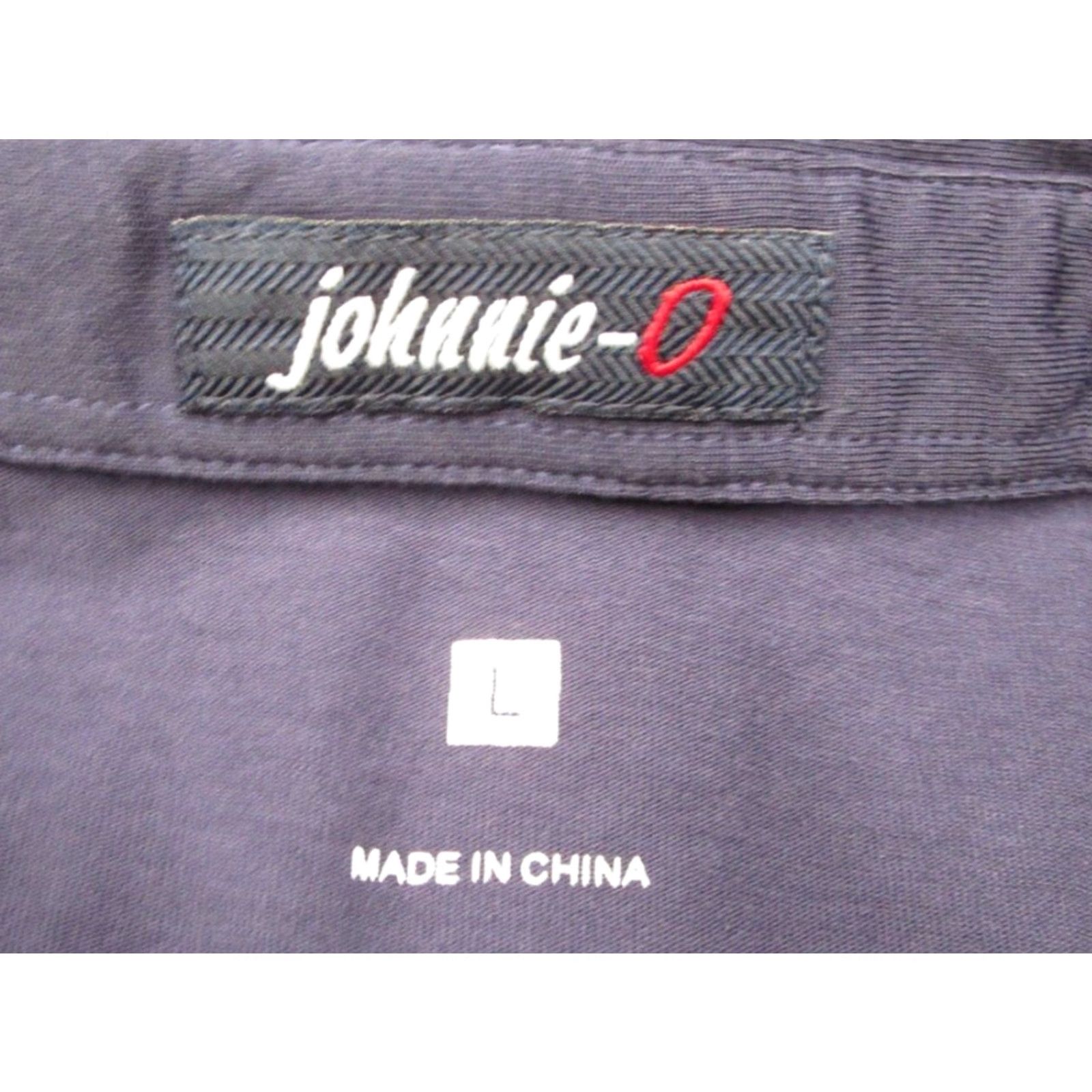 johnnie-O johnnie-O Polo Shirt Mens L Blue Cotton Blend Beach Whiskey Logo Golf Shirt Size US L / EU 52-54 / 3 - 4 Thumbnail