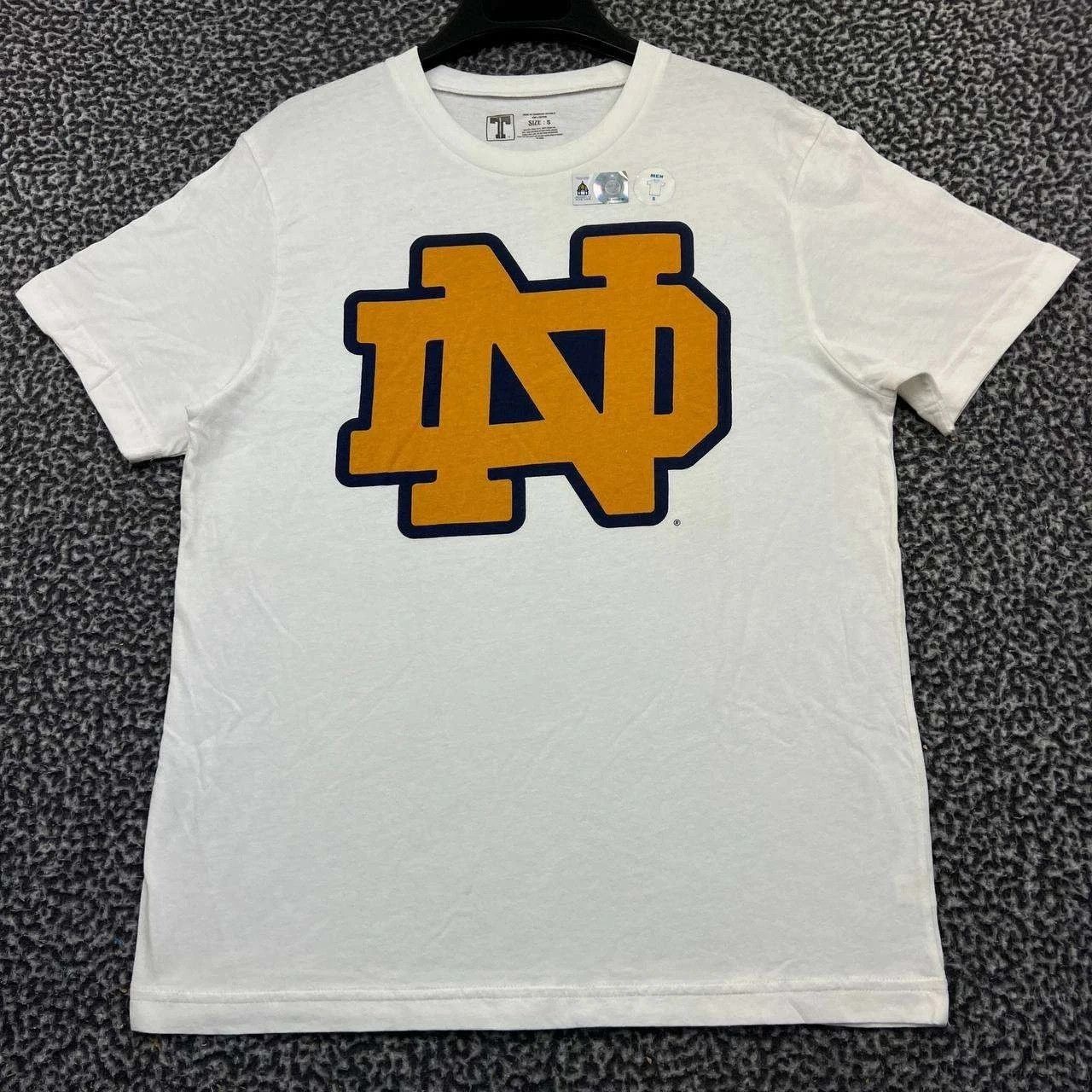 NCAA Notre Dame Fighting Irish Shirt Men Short Sleeve Cotton S Size US S / EU 44-46 / 1 - 1 Thumbnail