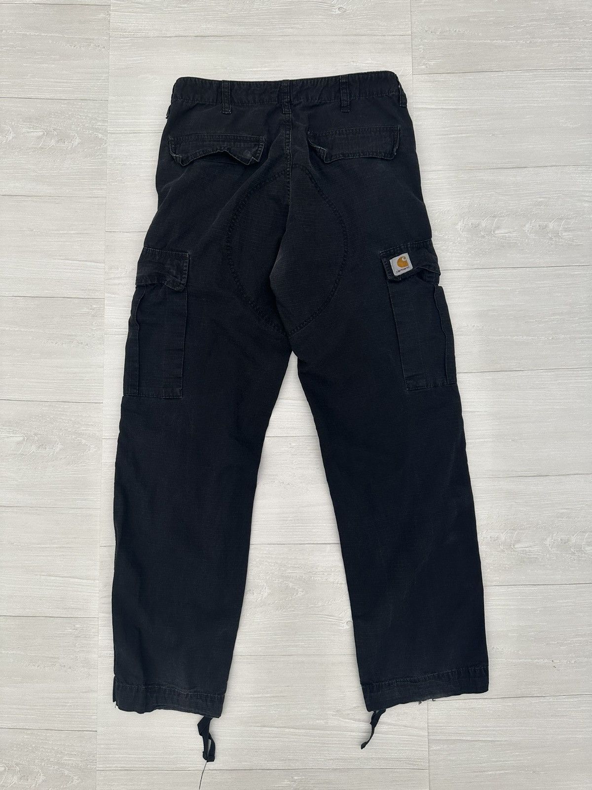 Carhartt Wip Carhartt W.I.P Black Regular Cargo Pants Sz. 31 x 32 WIP Size US 31 - 2 Thumbnail