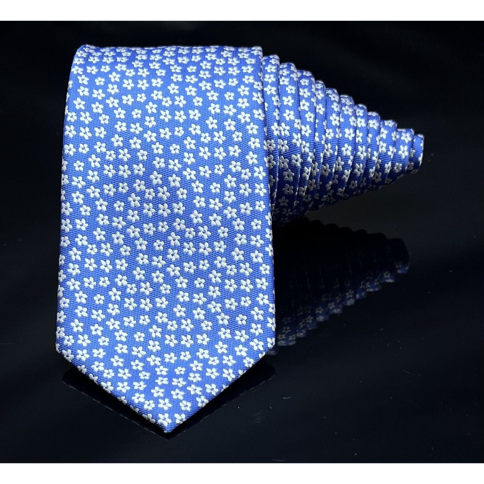 Cedarwood State Cedar Wood State Mens Tie Blue Floral Necktie 2.75”W x 58" L Size ONE SIZE - 2 Thumbnail
