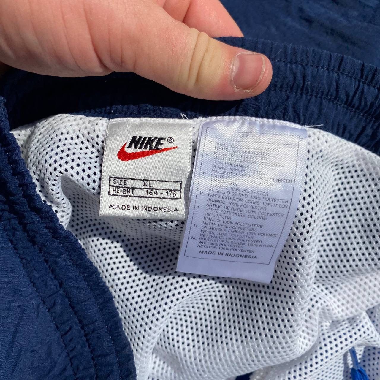 Nike × Vintage Nike vintage distressed 90s shorts Size US 36 / EU 52 - 5 Thumbnail