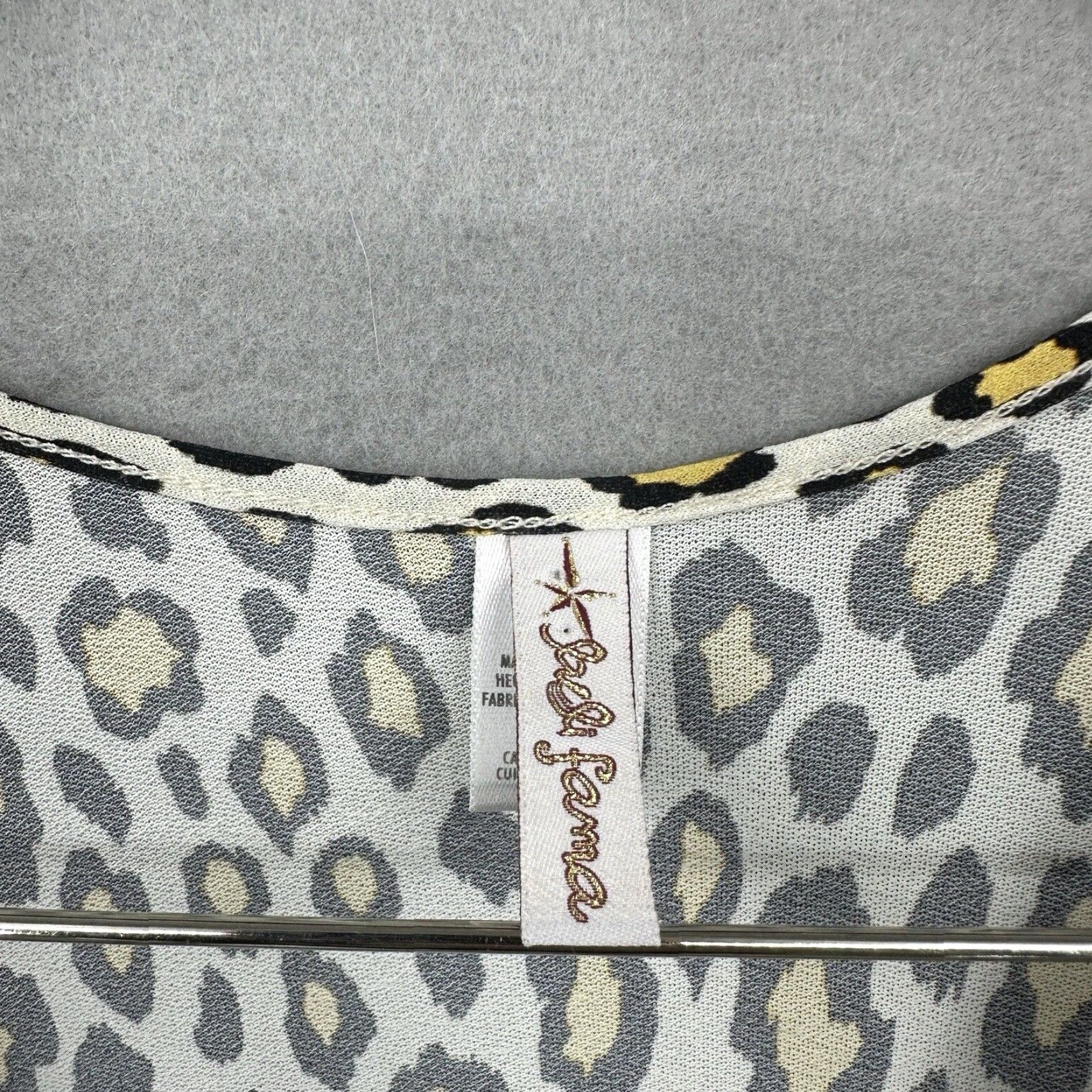 Vintage Luli Fama Cabana Dress Women XS Cheetah Leopard Print Dolman Boho Quiet Lux Mini Size XS / US 0-2 / IT 36-38 - 7 Thumbnail