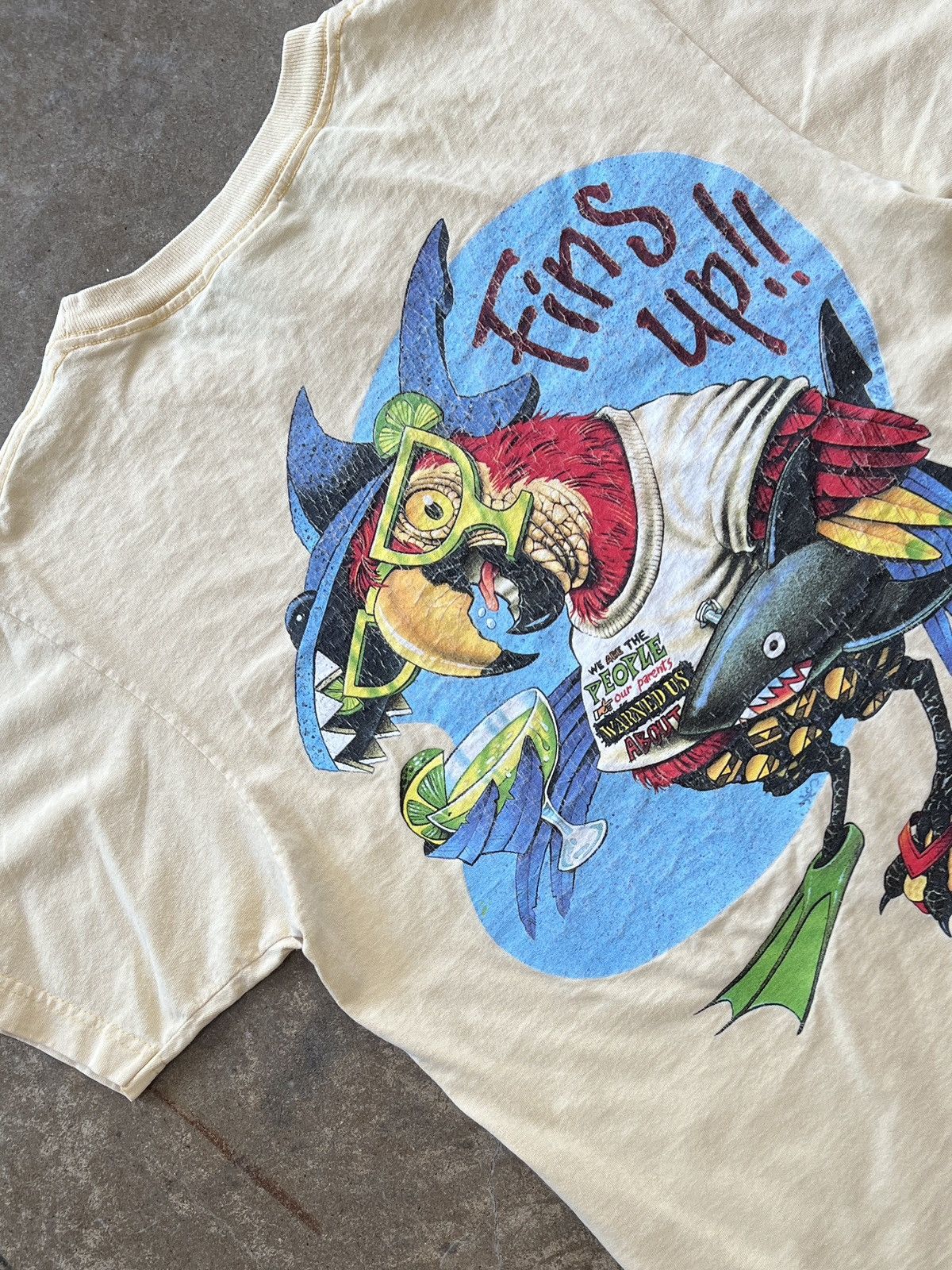Vintage Vintage Jimmy Buffett Margaritaville Insane Tee Medium Size US M / EU 48-50 / 2 - 5 Thumbnail