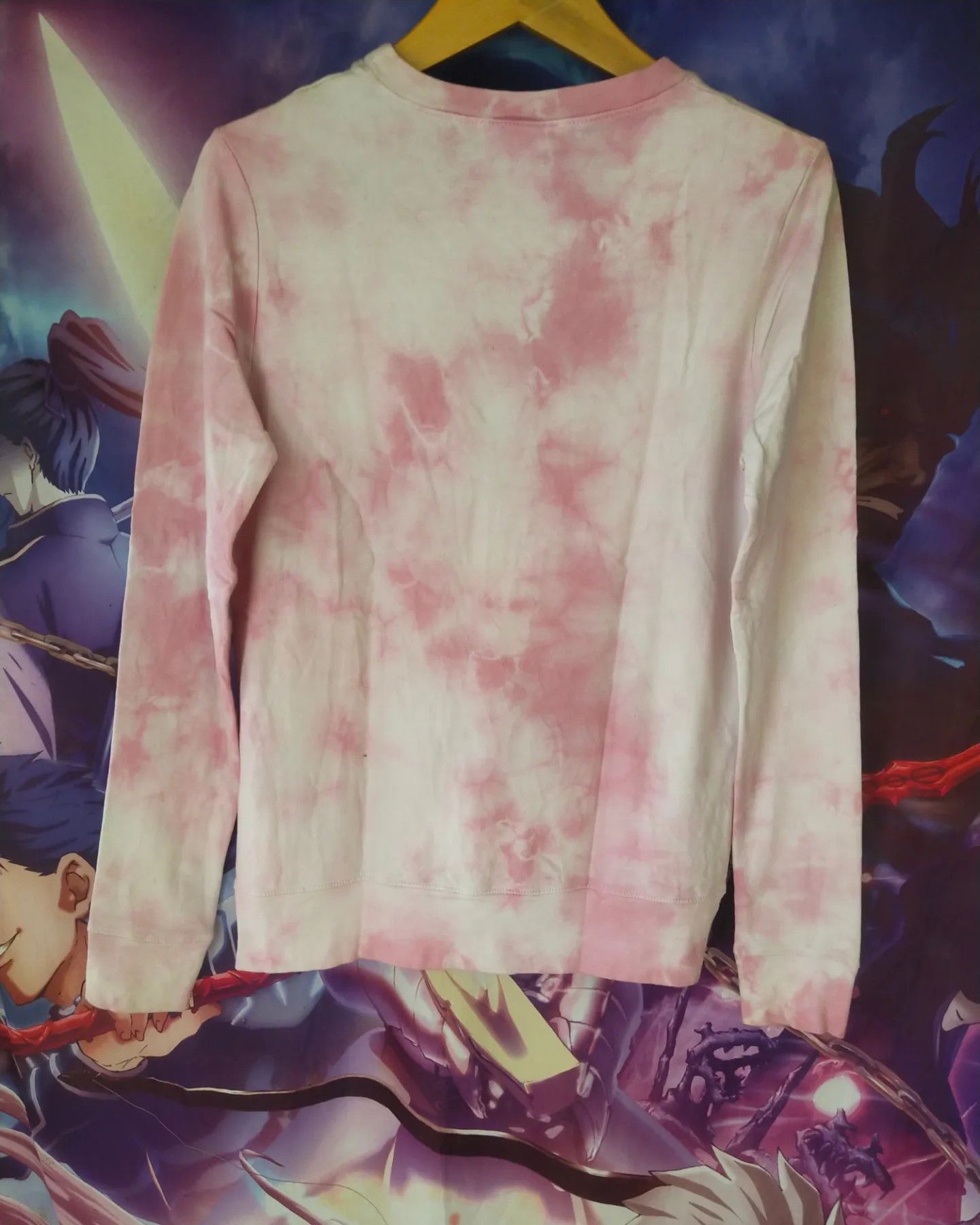 Hysteric Glamour White Fawn Pink Tie-Dye Graphic Crewneck Sweatshirt Size S / US 4 / IT 40 - 2 Thumbnail
