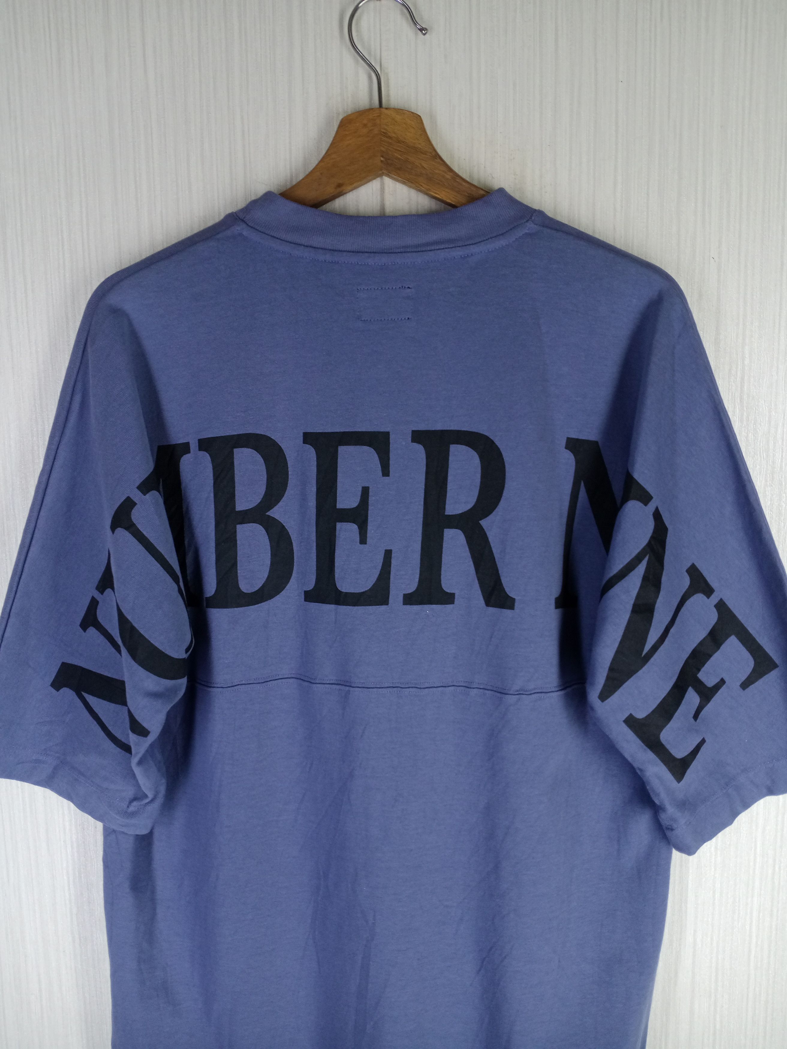 Number (N)ine Rare Number Nine Big Logo Tshirt Size US L / EU 52-54 / 3 - 4 Thumbnail